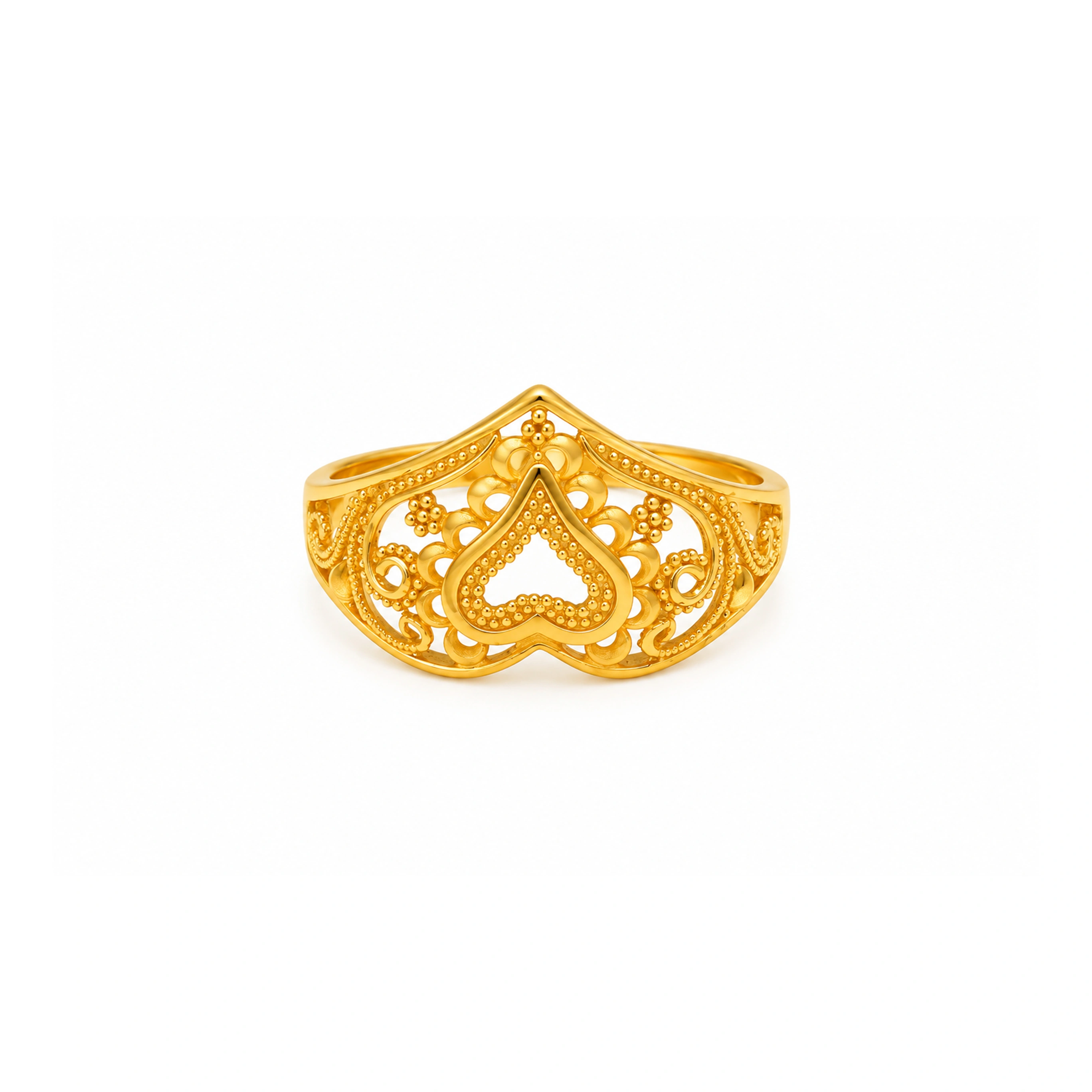 The GLR025413709 Gold Ladies Ring