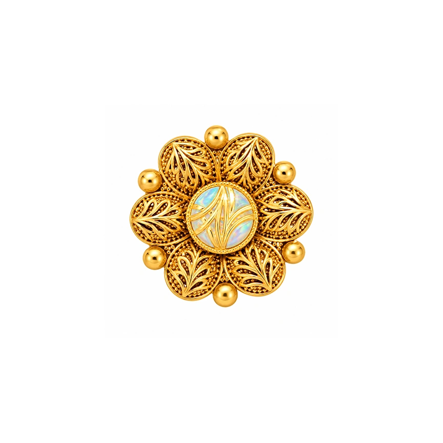 The GLR025615164 Gold Ladies Ring