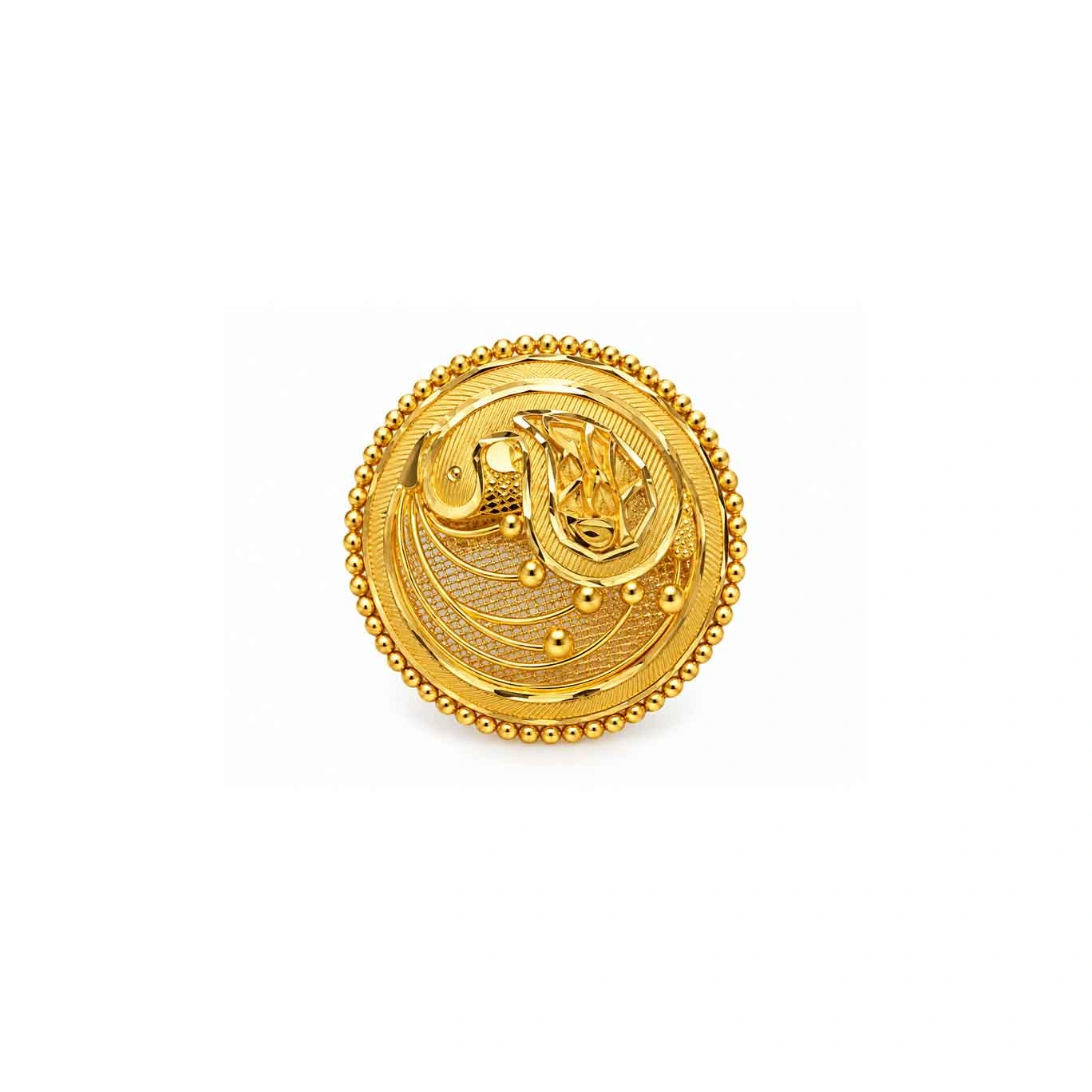The GLR027015910 Gold Ladies Ring