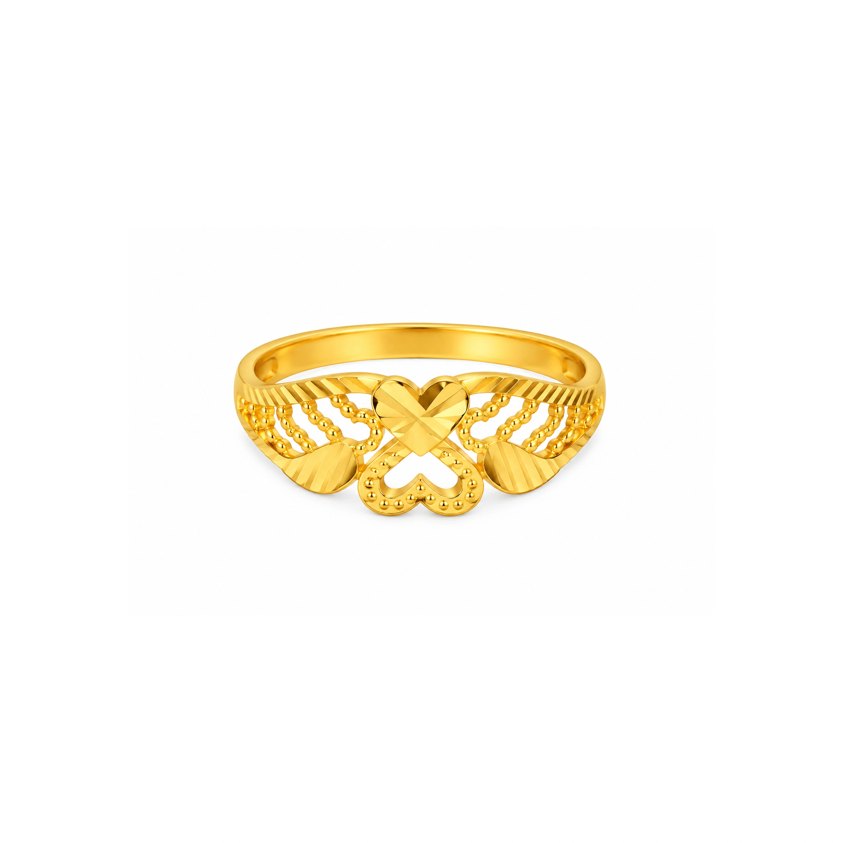 The GLR029300068 Gold Ladies Ring