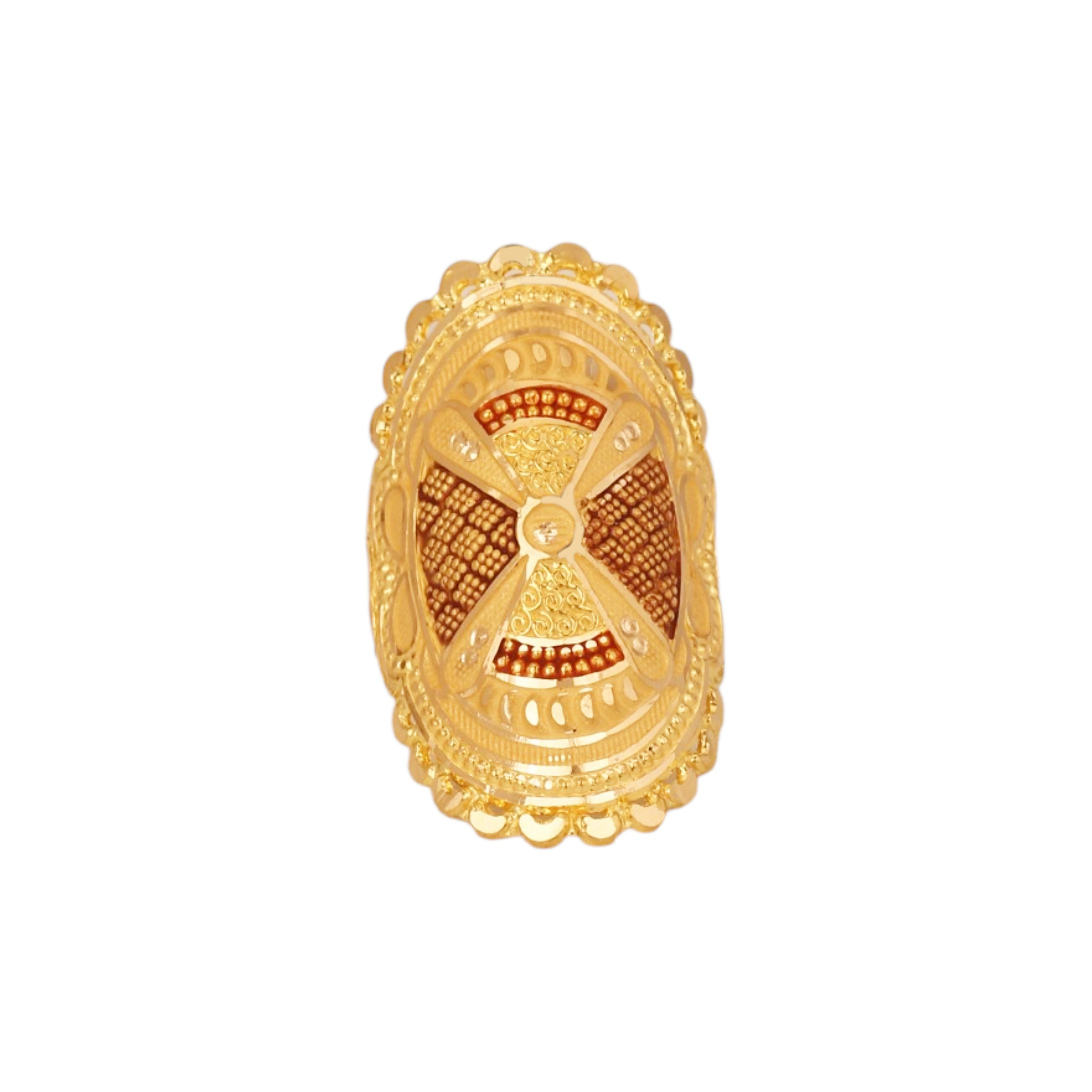 The GLR033700535 Gold Ladies Ring