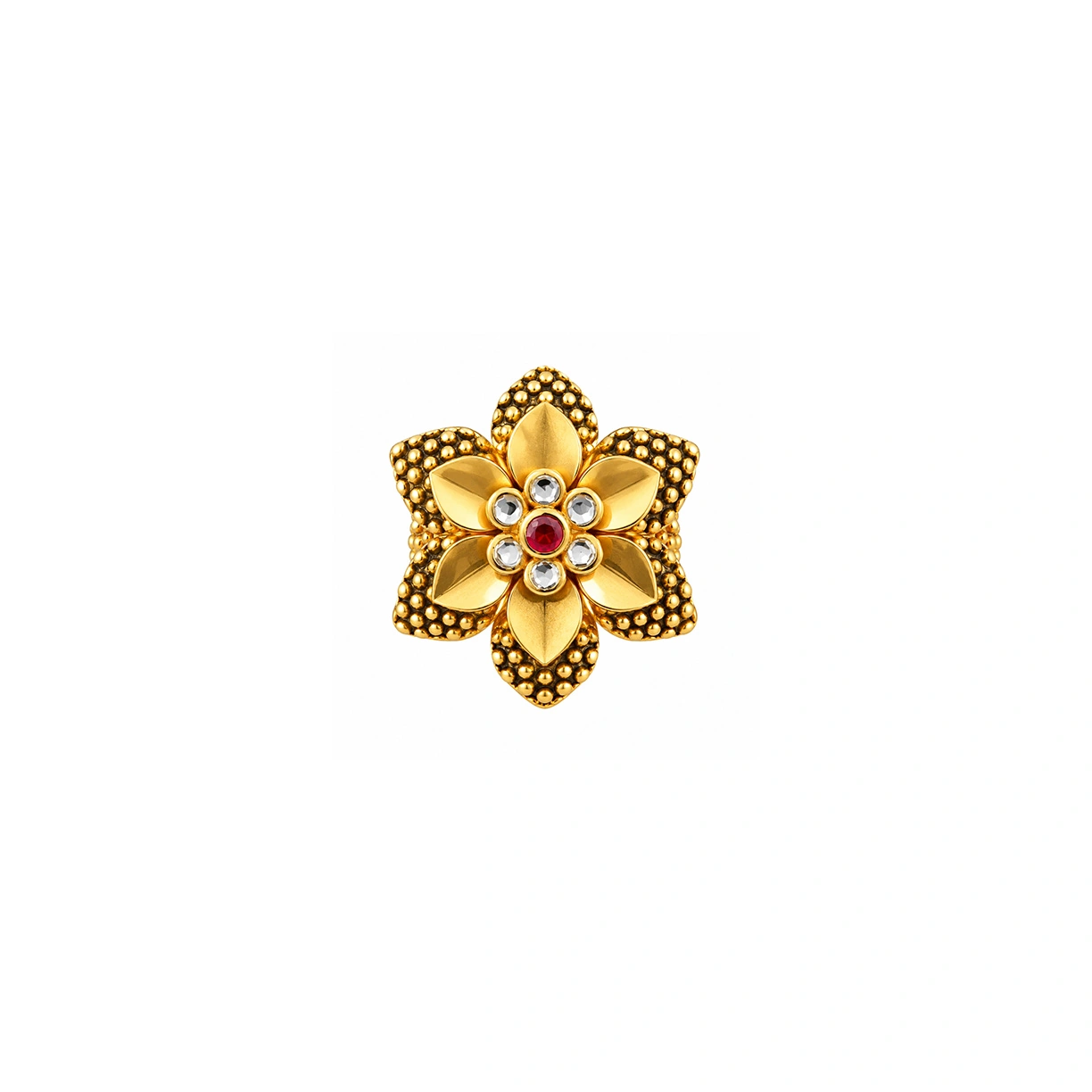 The GLR045110196 Gold Ladies Ring
