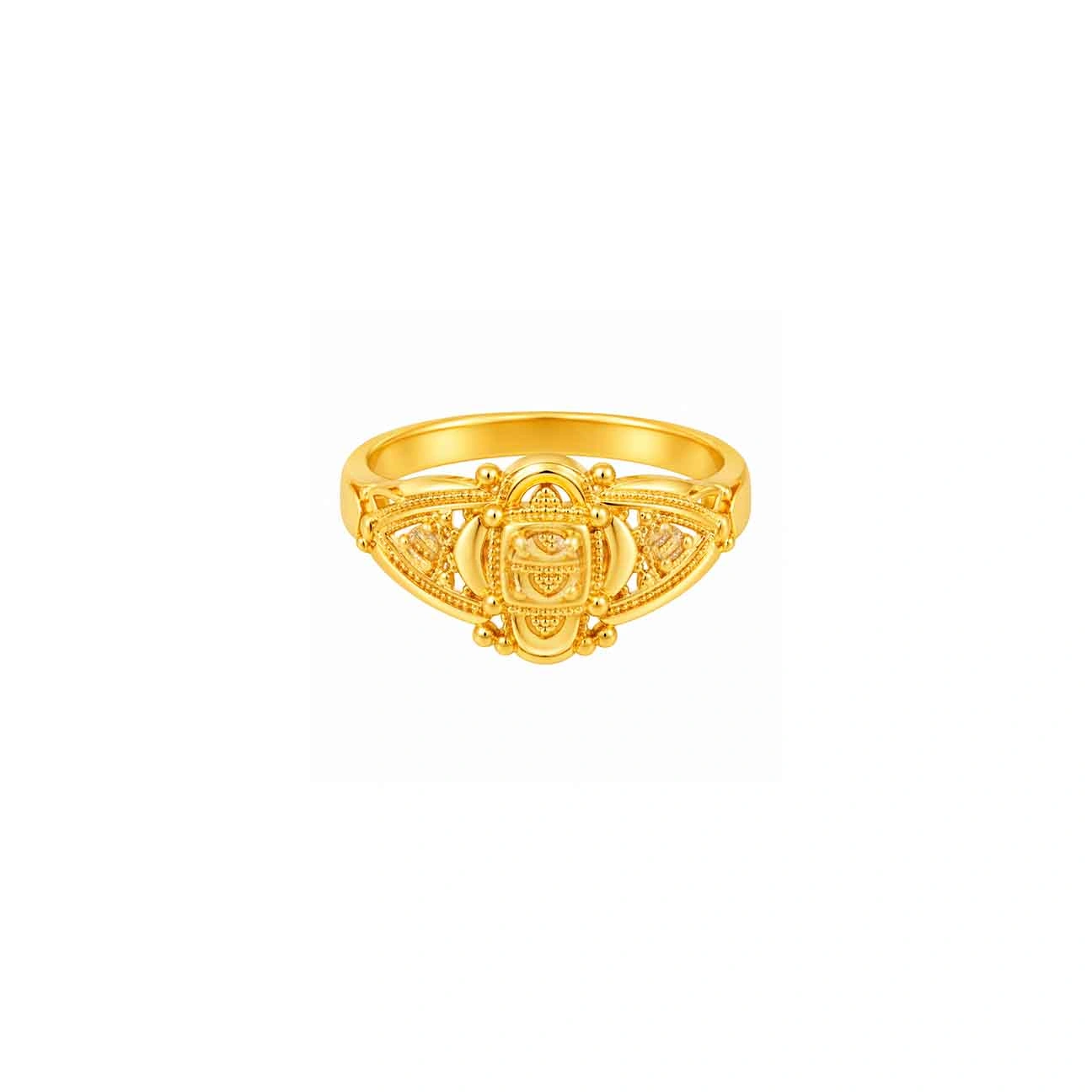 The GLR067110259 Gold Ladies Ring