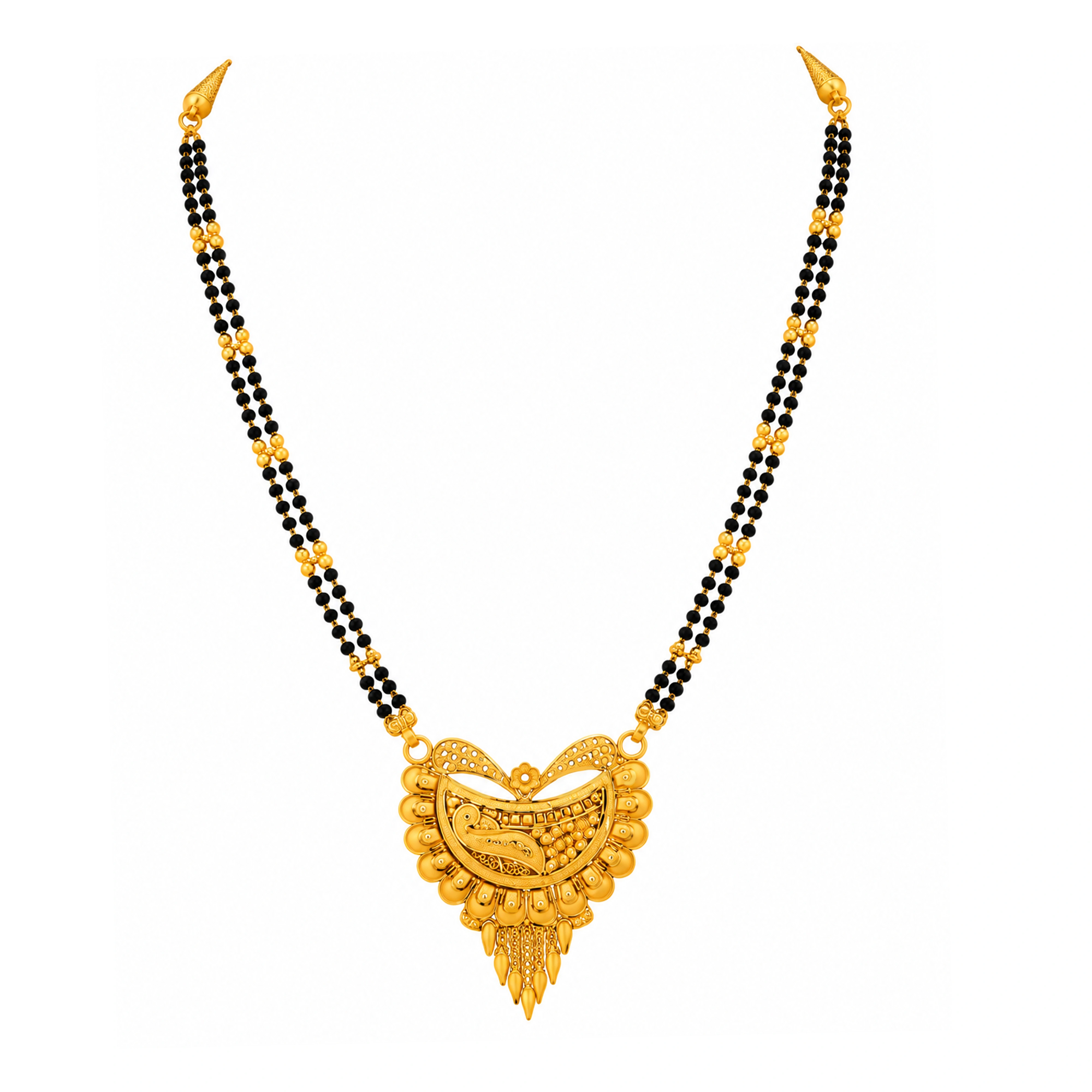 The GMS014610393 Gold Mangalsutra