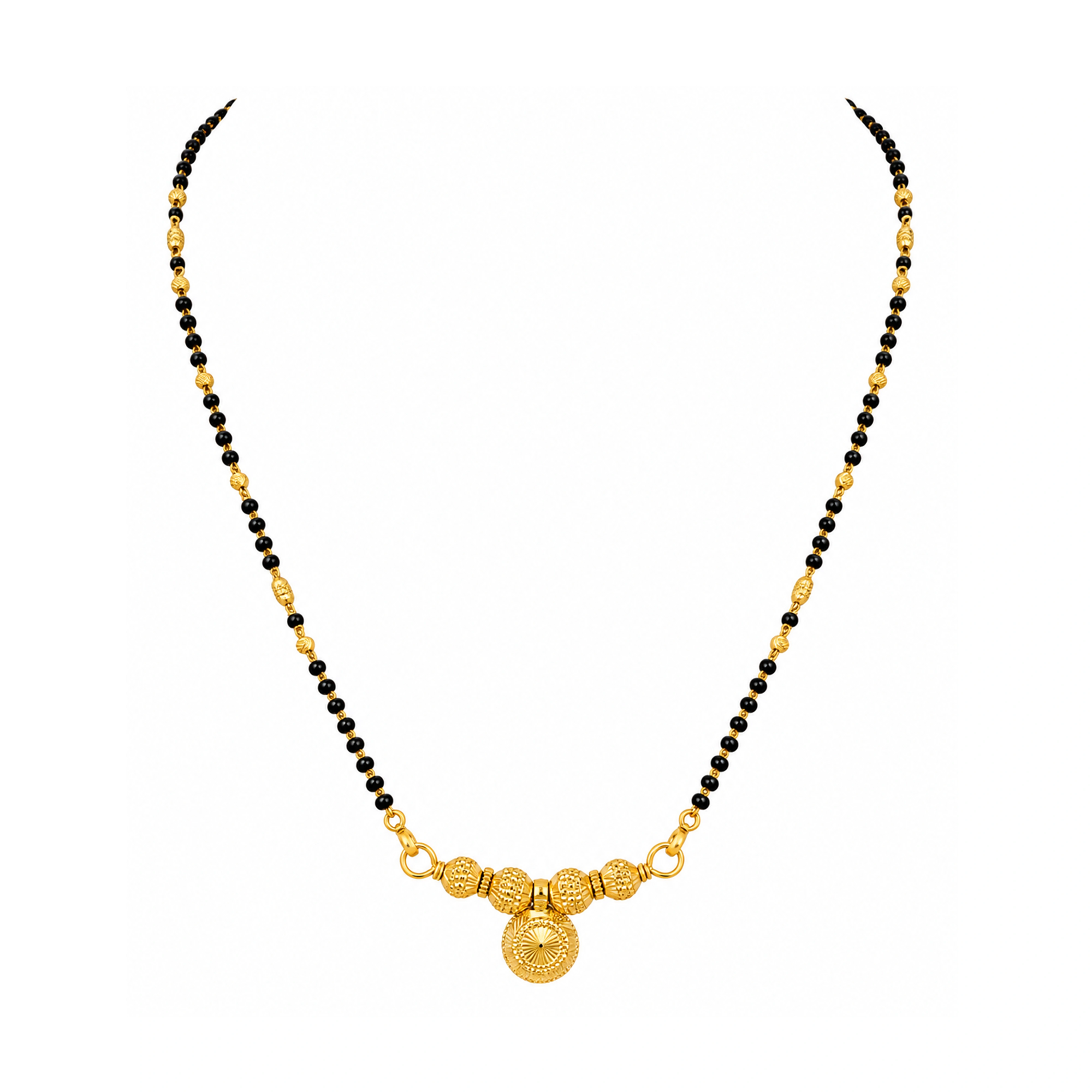 Ebony Solstice Gold Mangalsutra