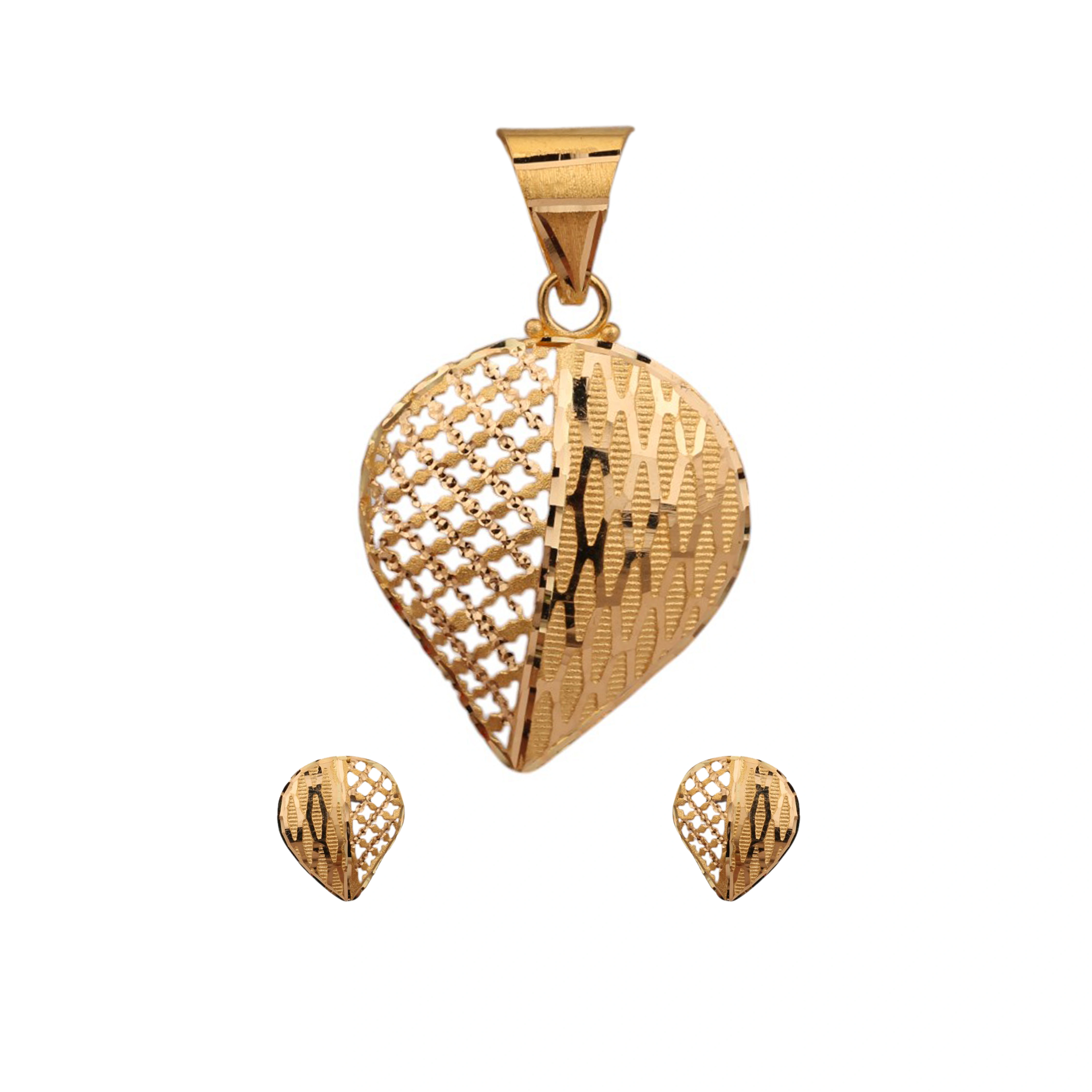The Gold GPS021518423 Pendant Set