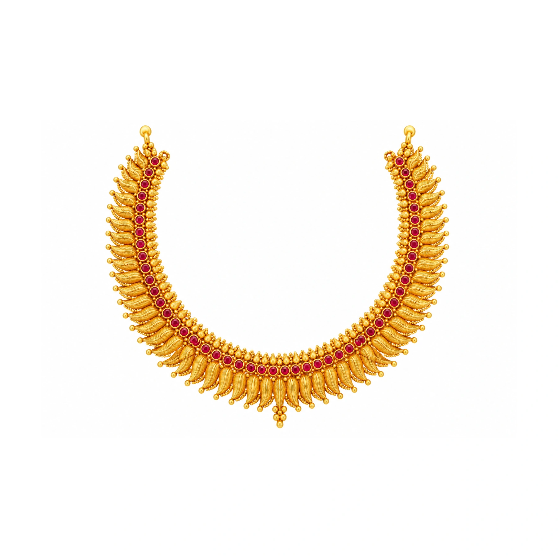 The GSS022210014 Gold Short Necklace Set
