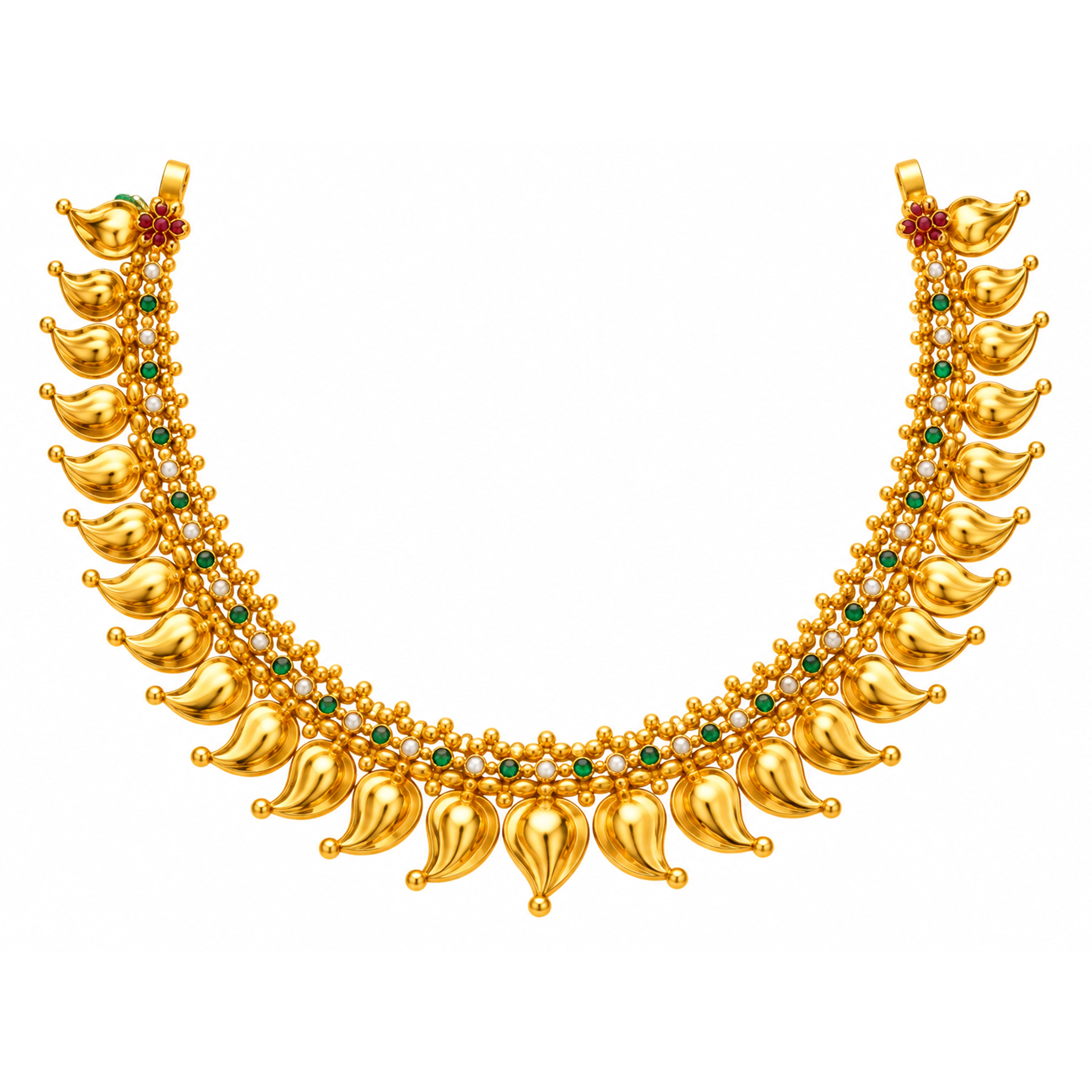 The GSS060310589 Gold Short Necklace Set