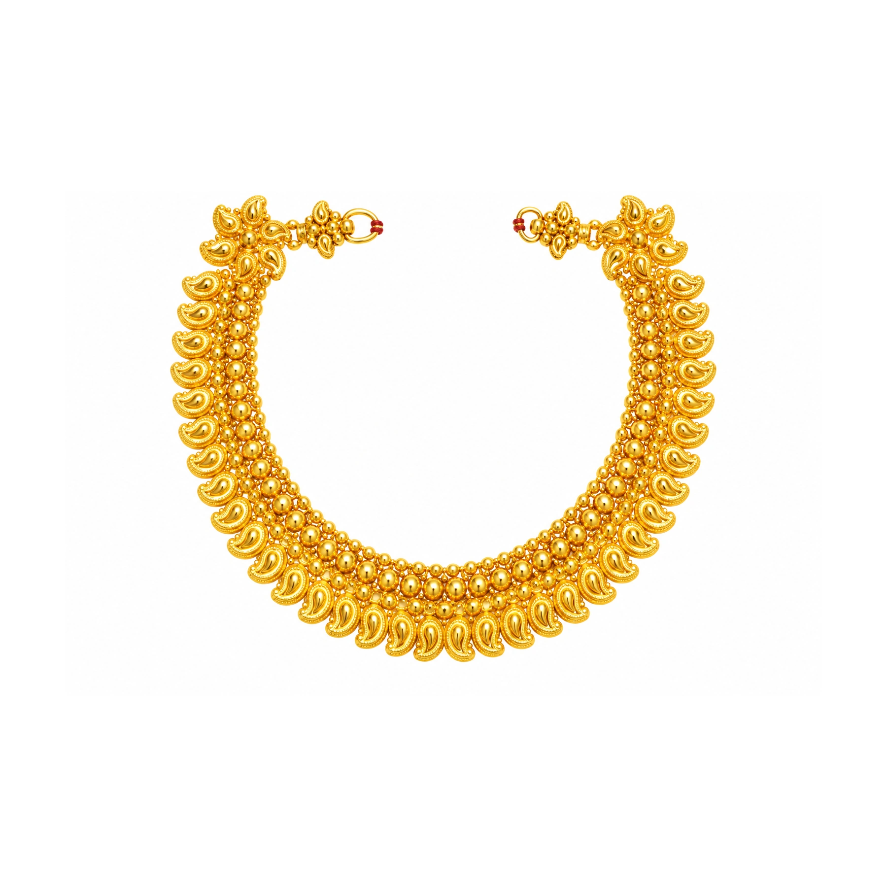 The GSS066610061 Gold Short Necklace Set