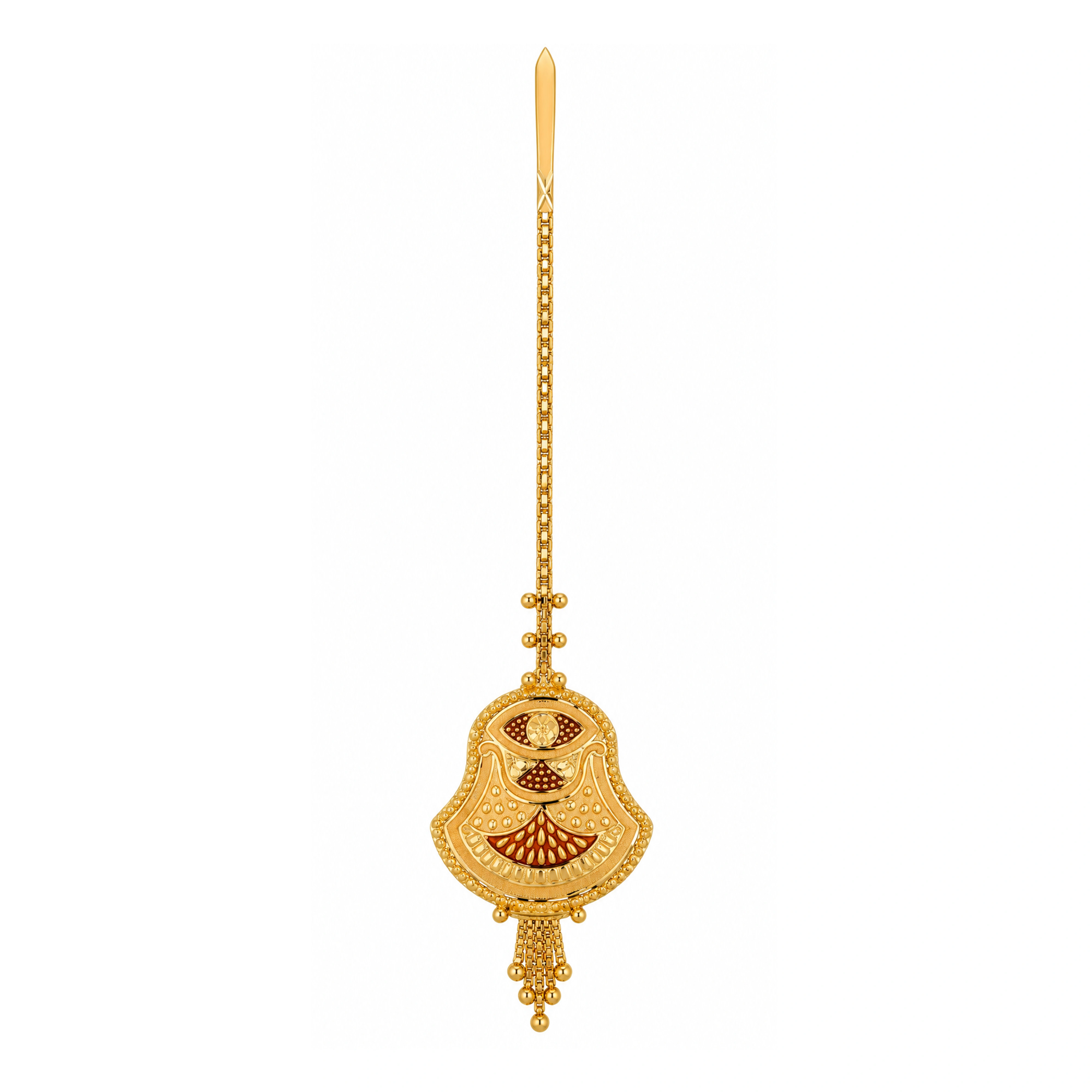The GTP033700540 Gold Maangtika