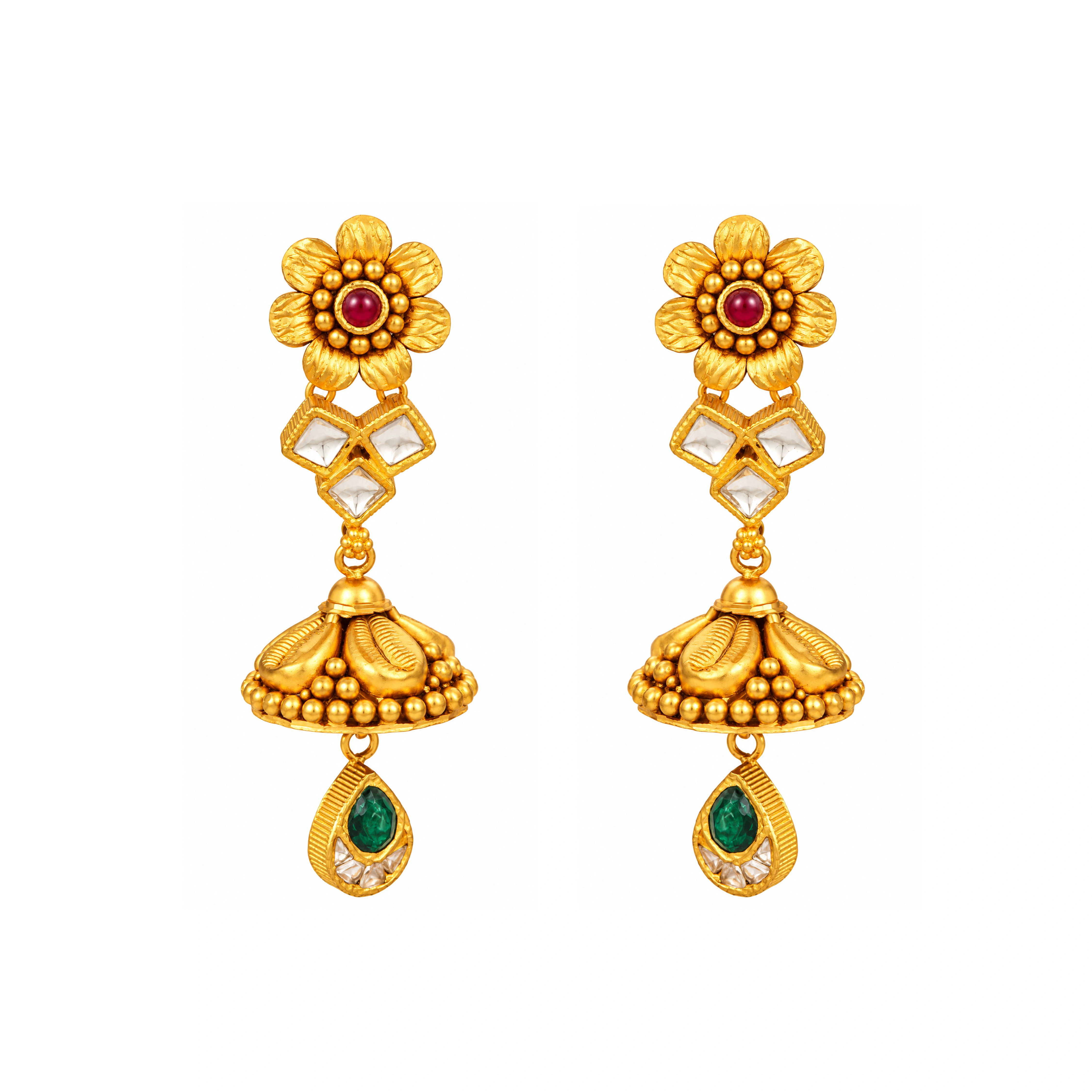The GTT011010732 Gold Earrings