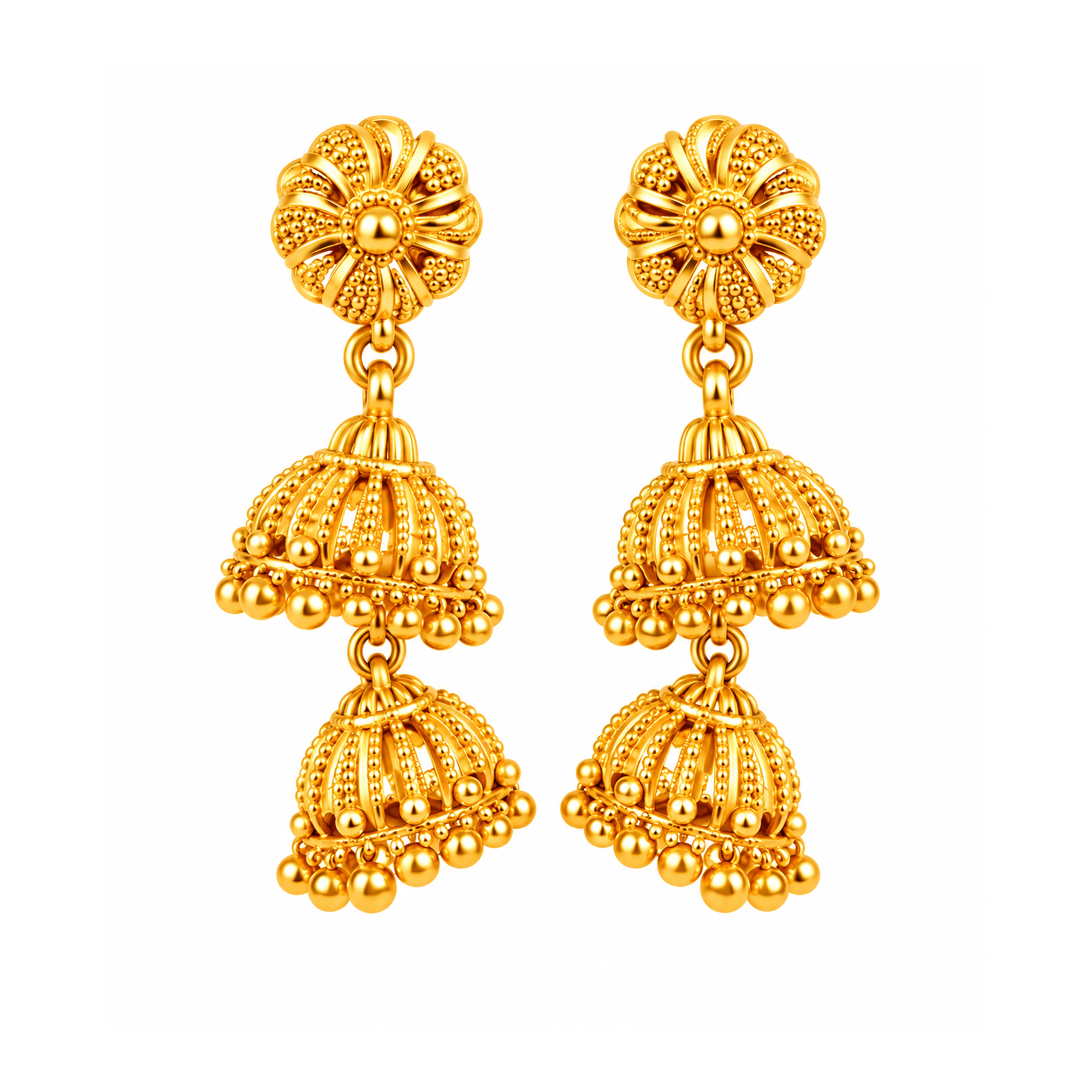 The GTT011310067 Gold Earrings
