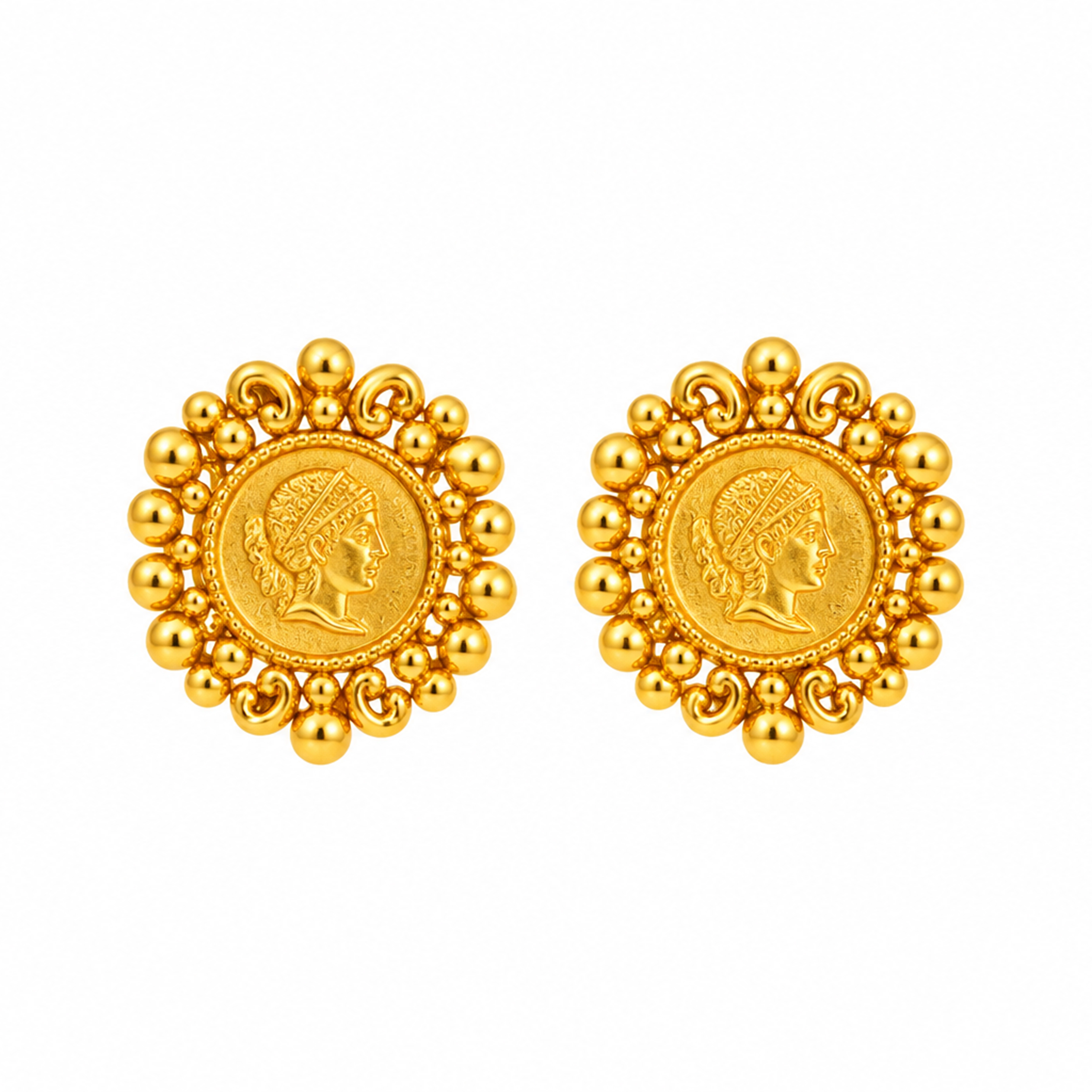 The GTT012210357 Gold Earrings