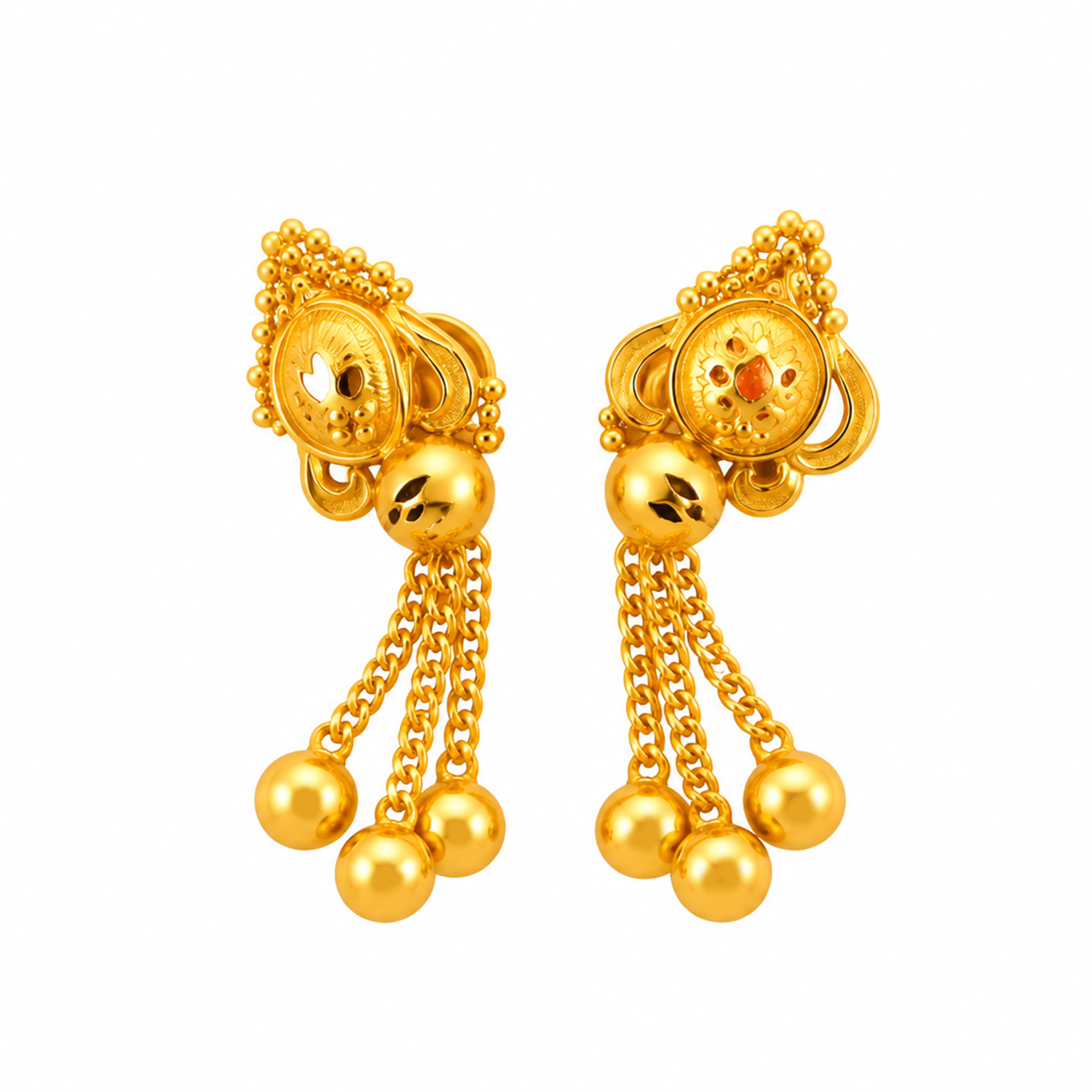 The GTT013210015 Gold Earrings