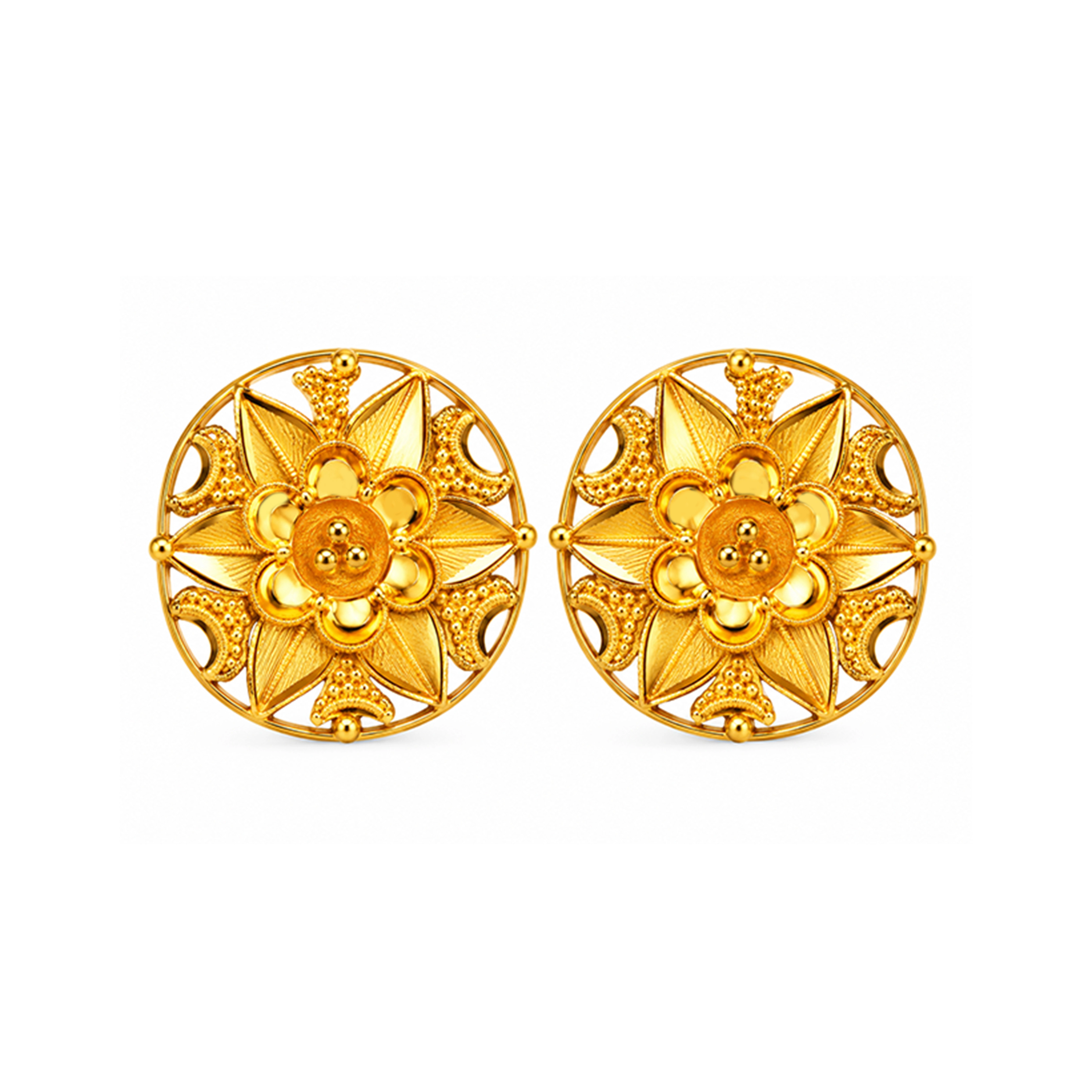 The GTT021513395 Gold Earrings