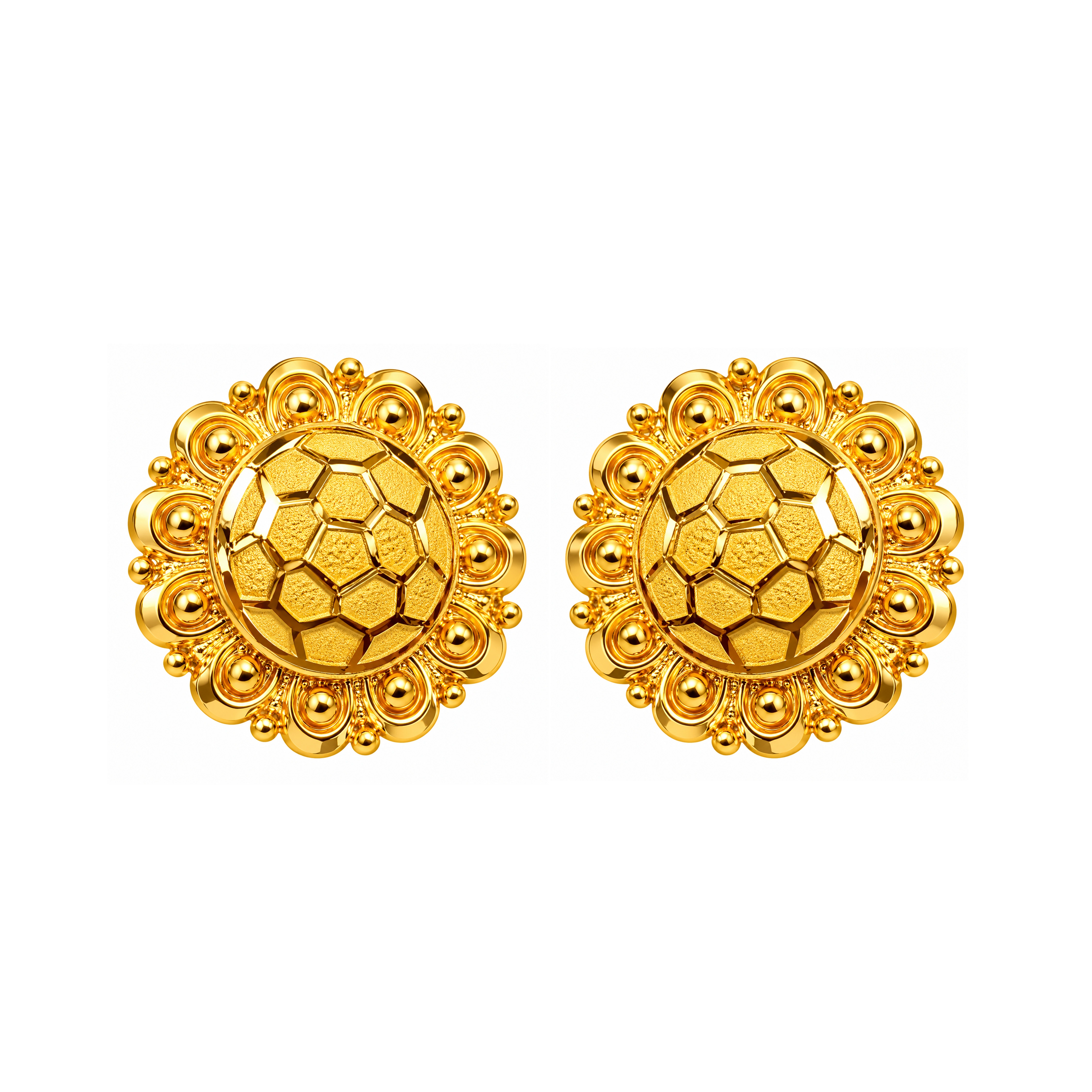 The GTT021514082 Gold Earrings