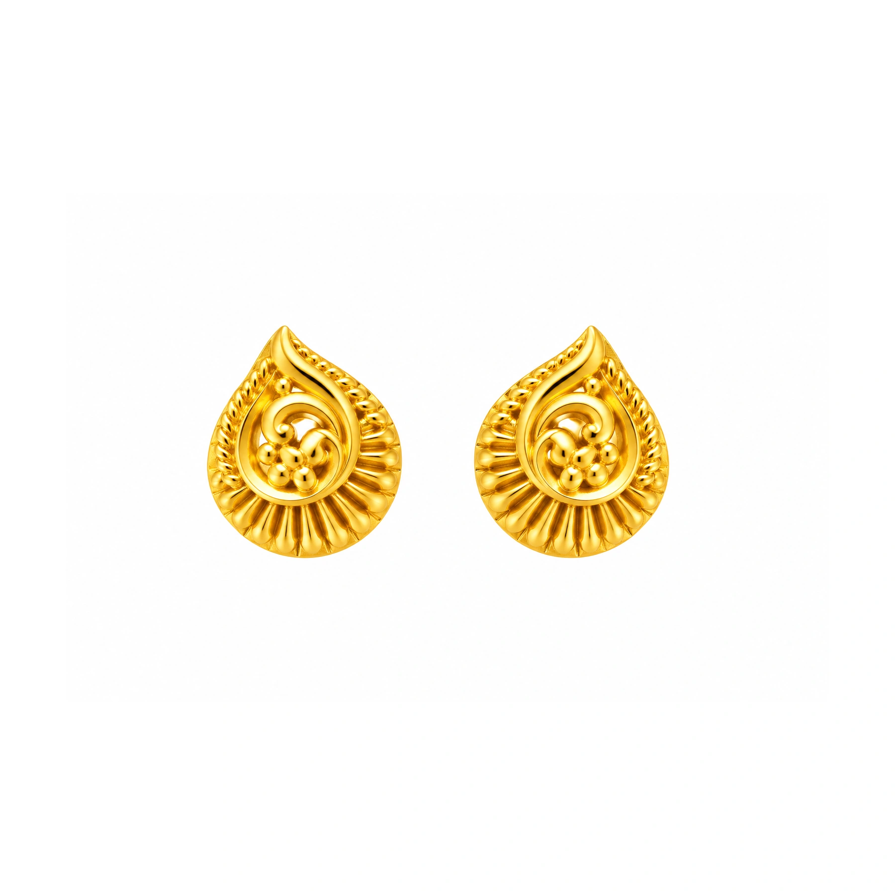 The GTT025414139 Gold Earrings