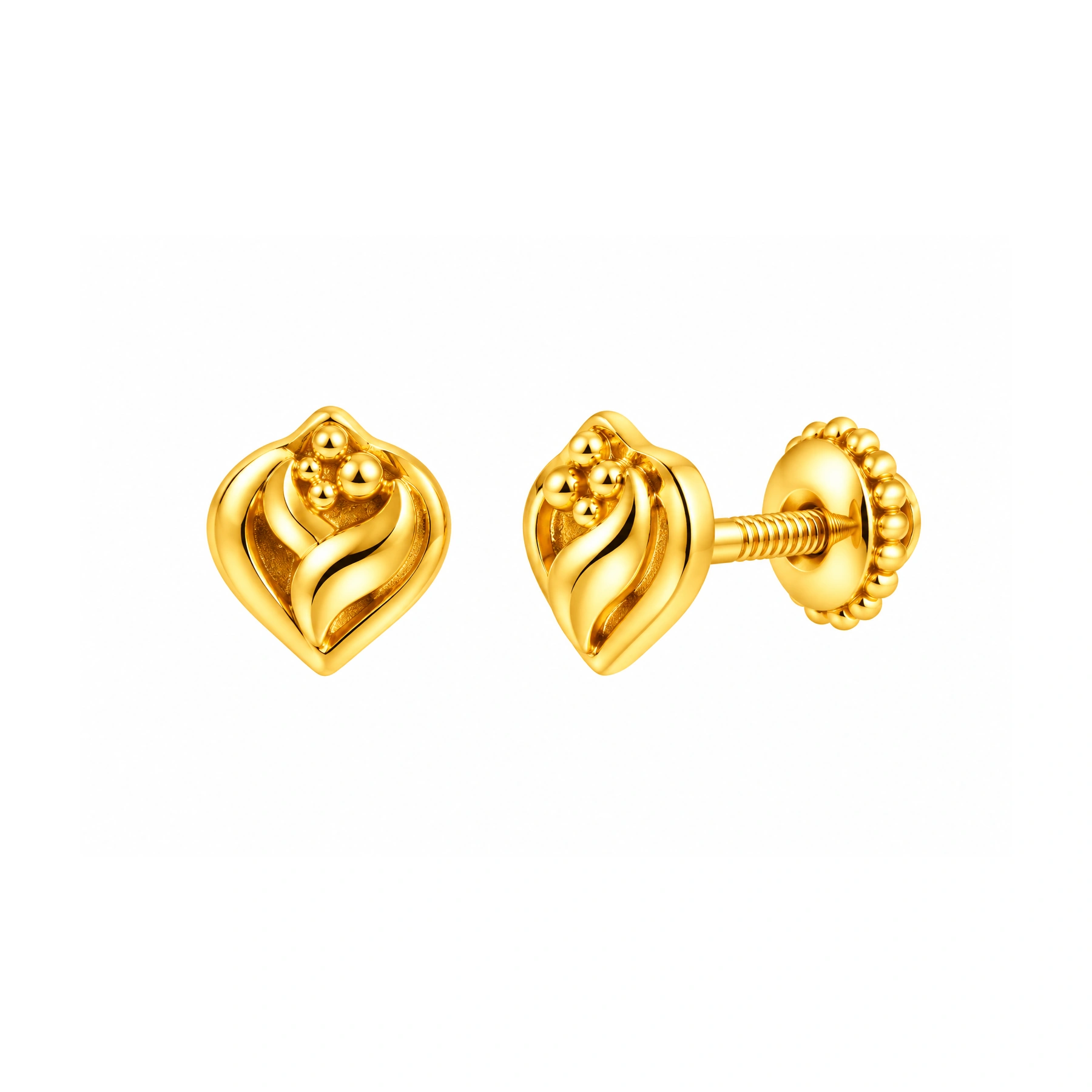 The GTT025414140 Gold Earrings