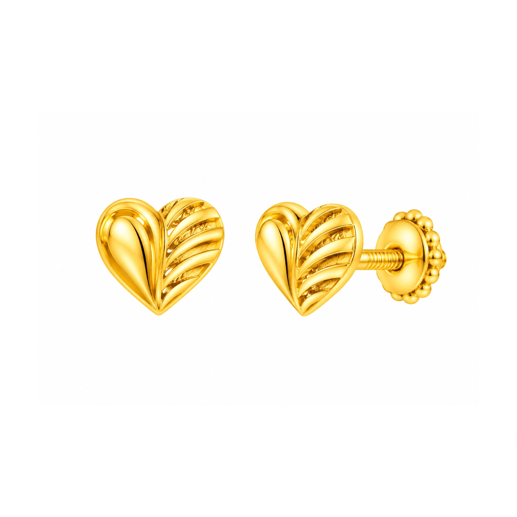 The GTT025414148 Gold Earrings