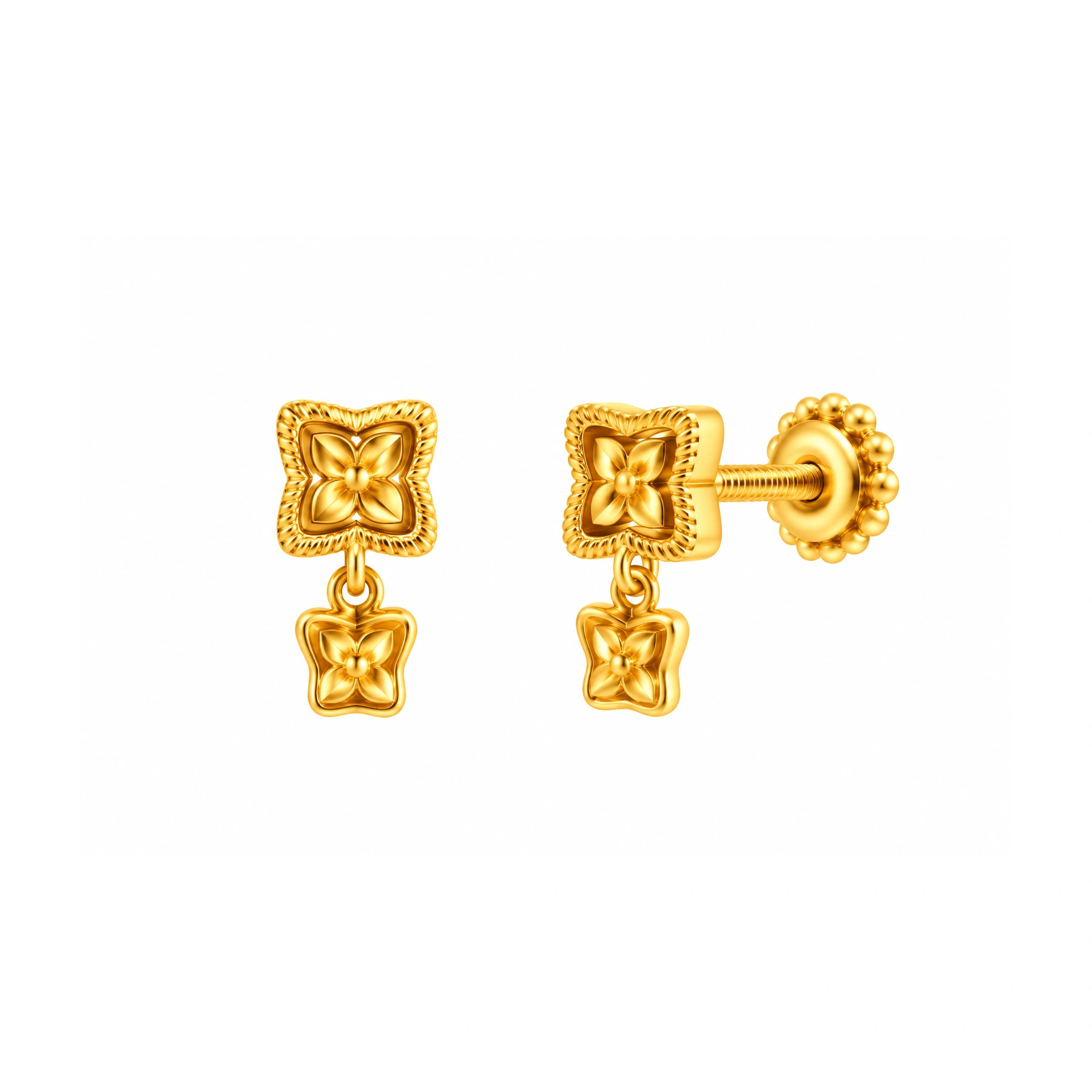 The GTT025414176 Gold Earrings