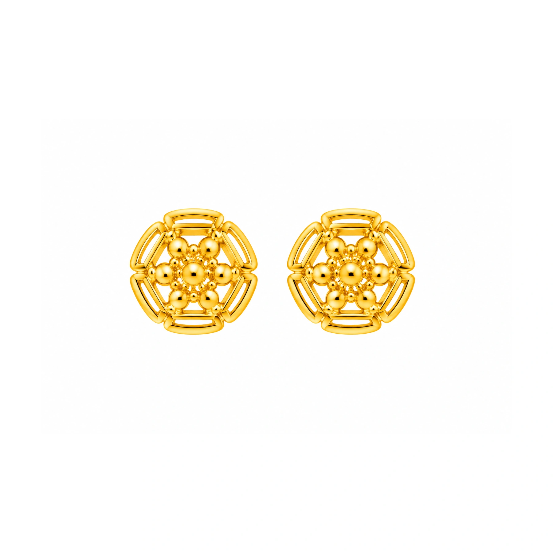 The GTT025414192 Gold Earrings