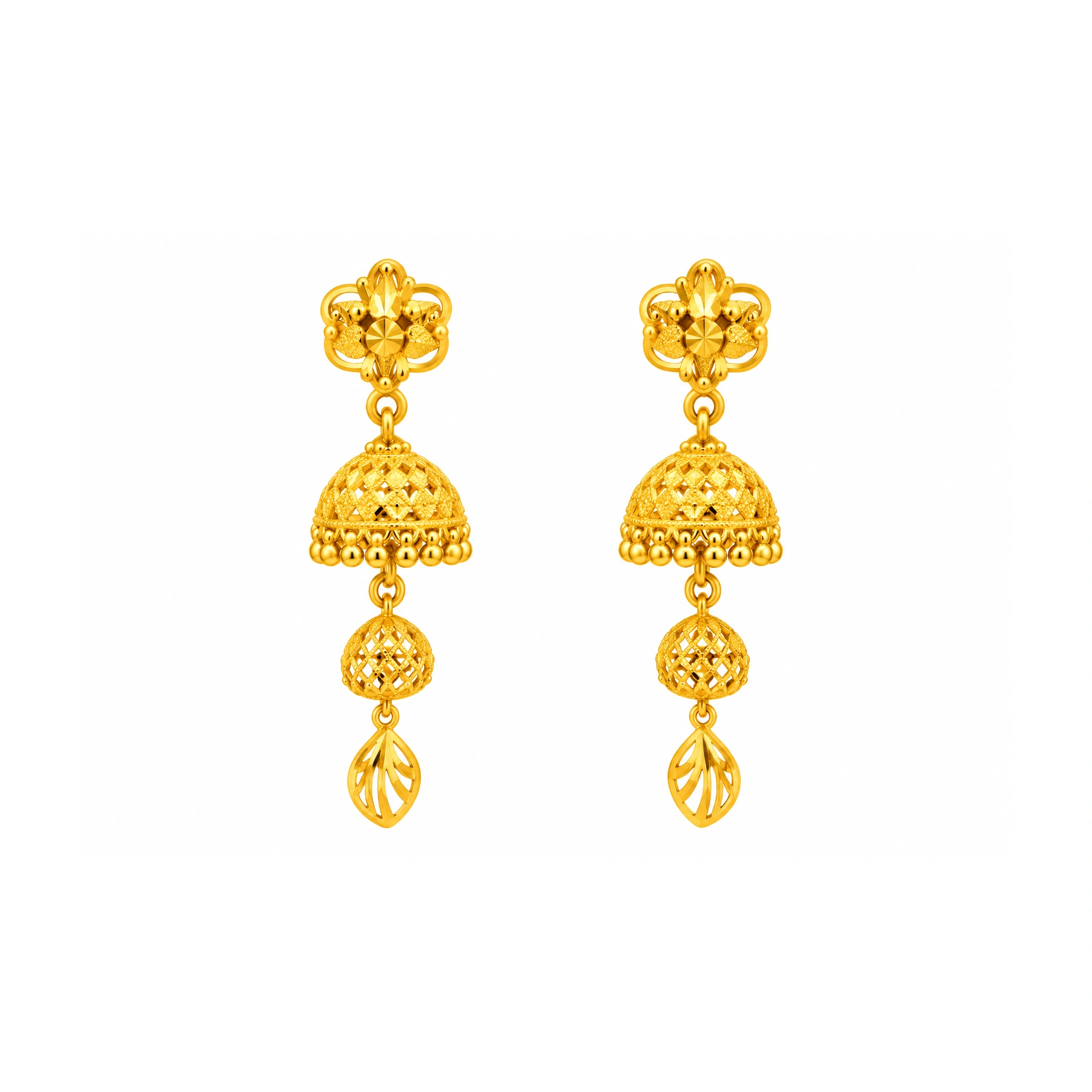 The GTT025414210 Gold Earrings