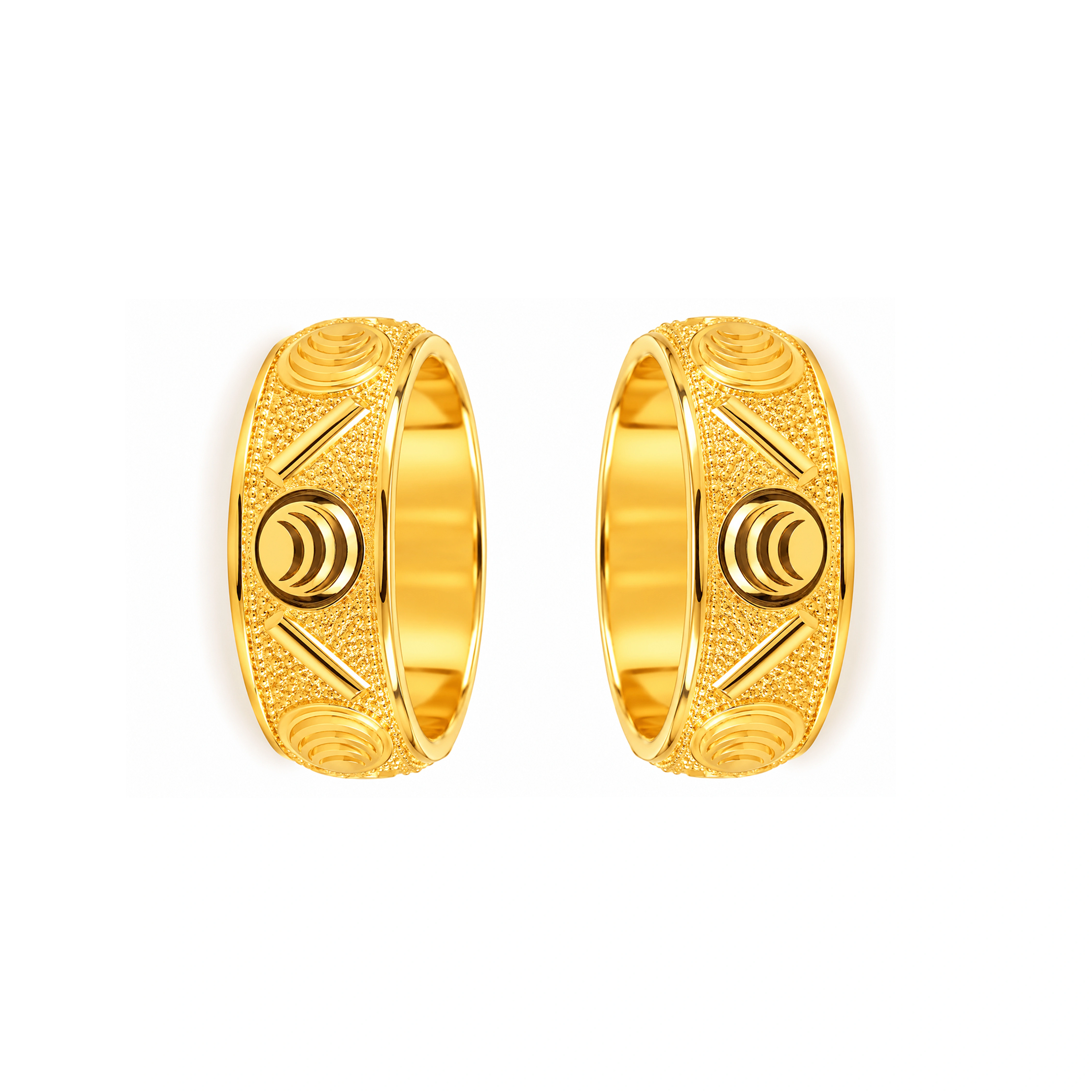 The GTT027015064 Gold Earrings
