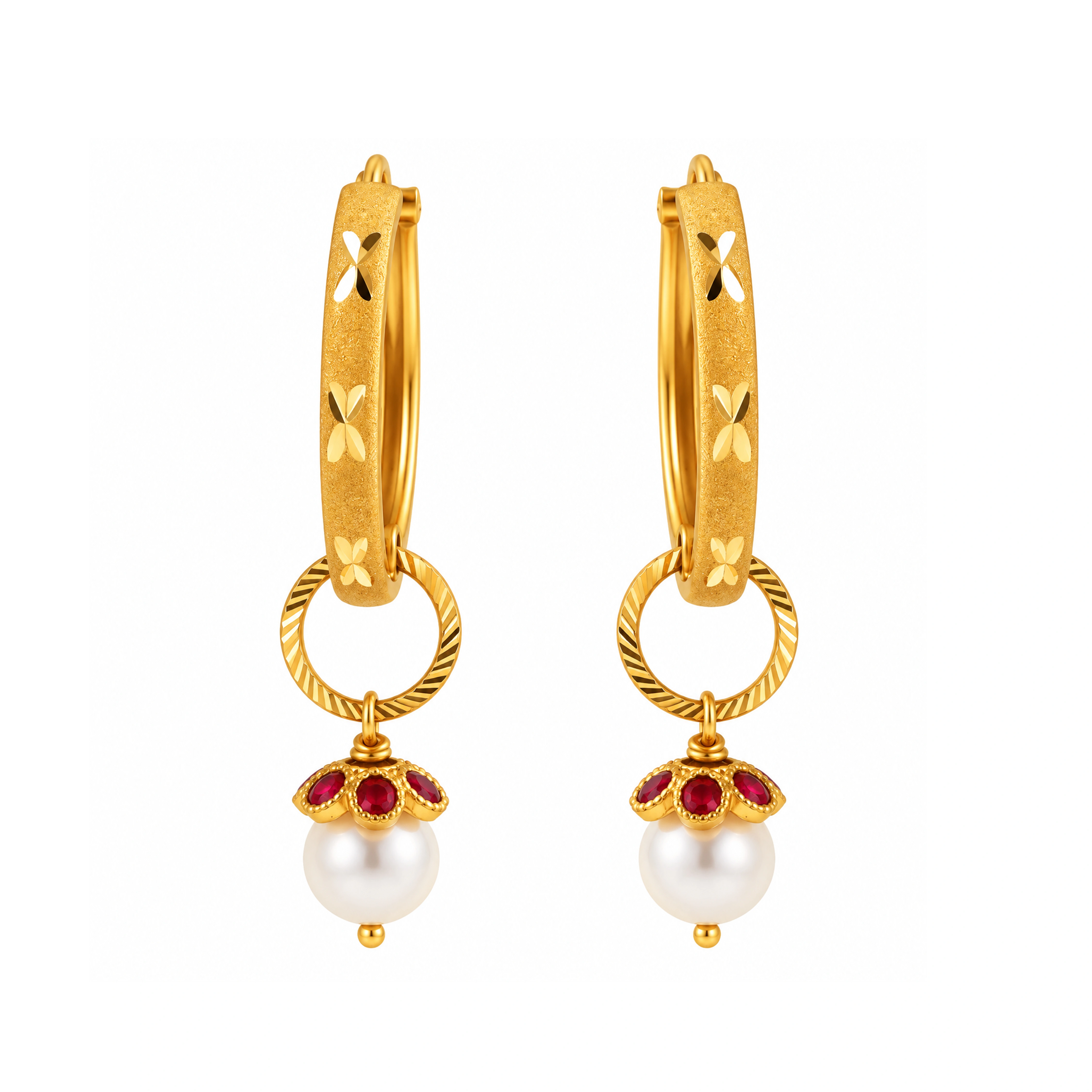 The GTT032610023 Gold Earrings