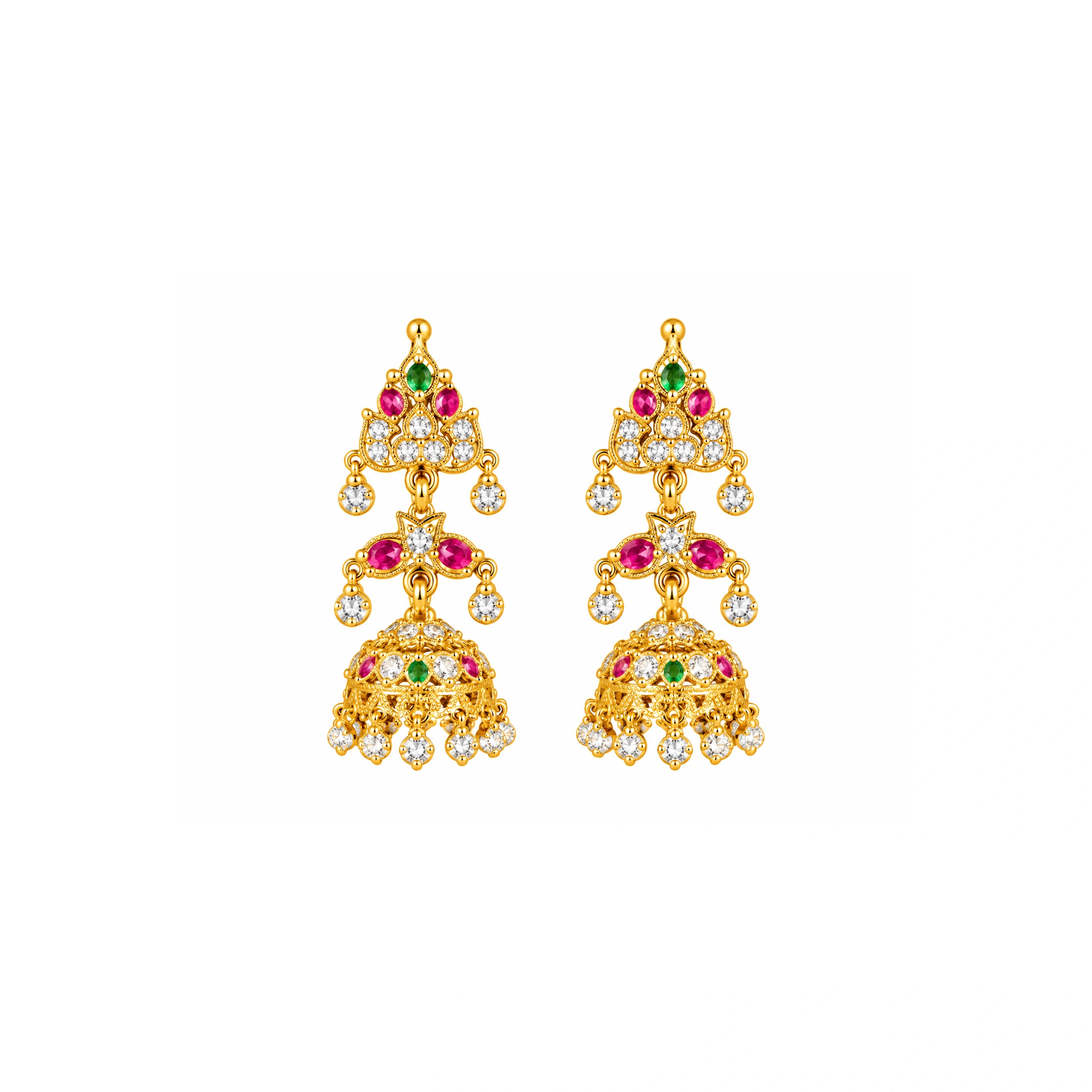 The GTT044210380 Gold Earrings