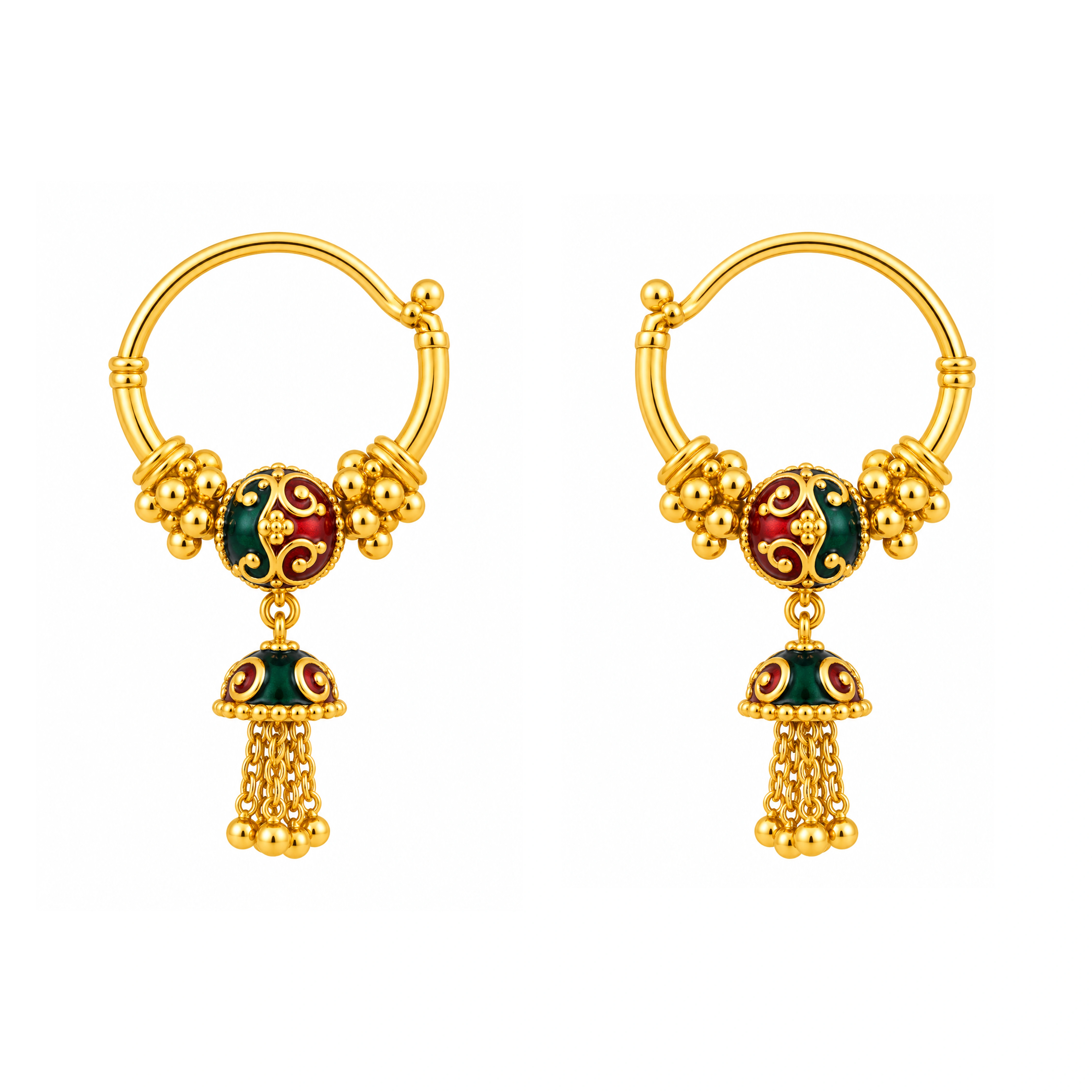 The GTT05010374 Gold Earrings