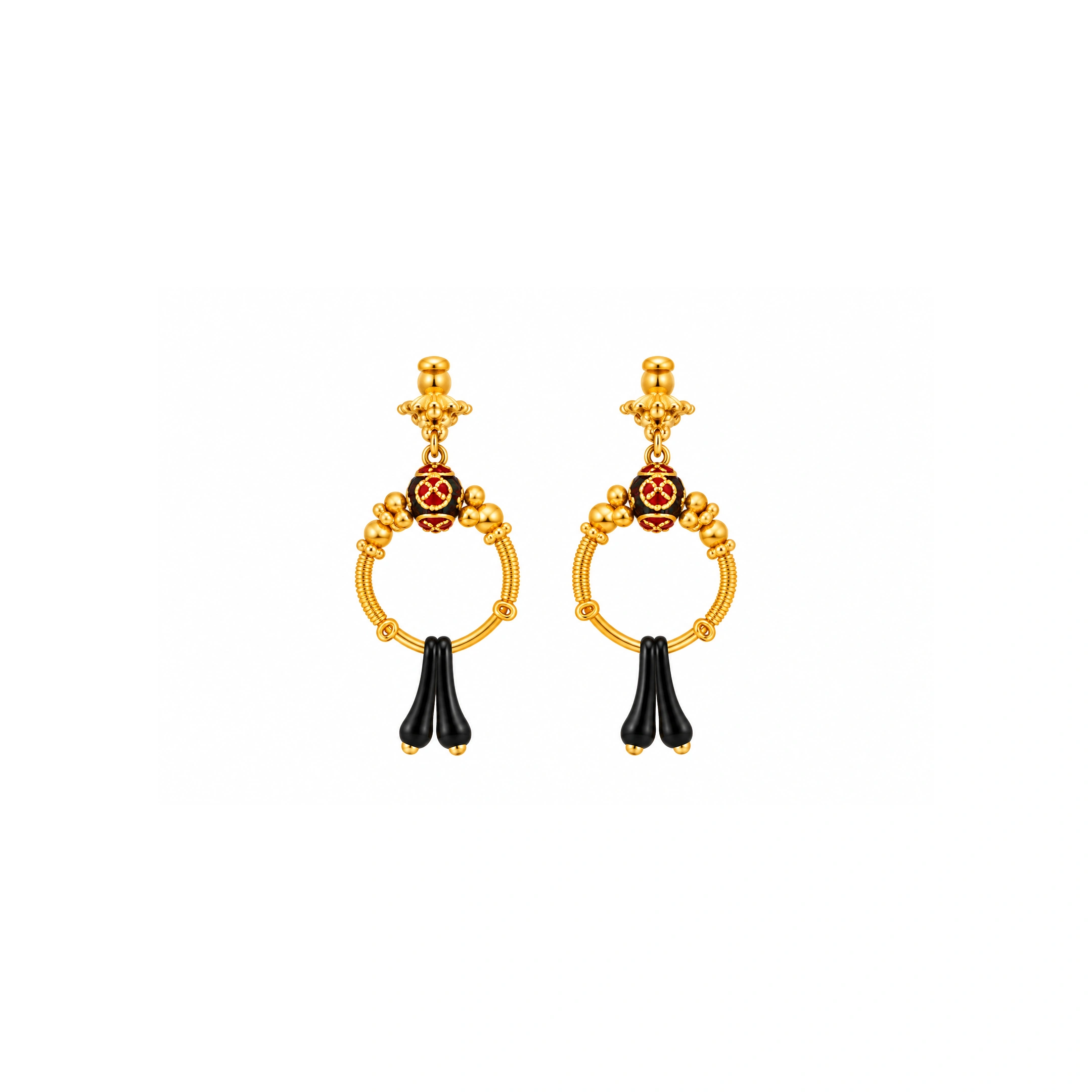 The GTT057210012 Gold Earrings