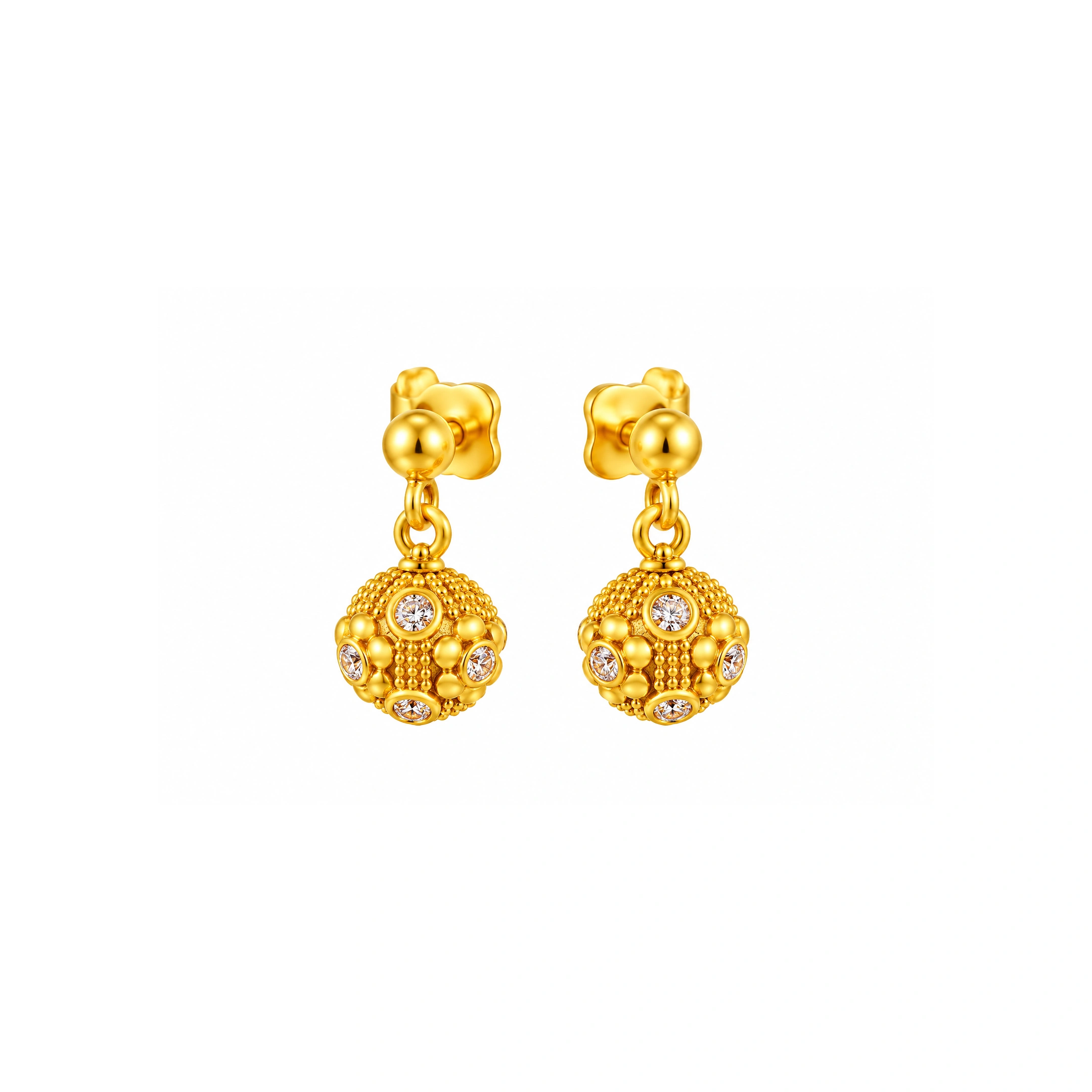 The GTT058411576 Gold Earrings