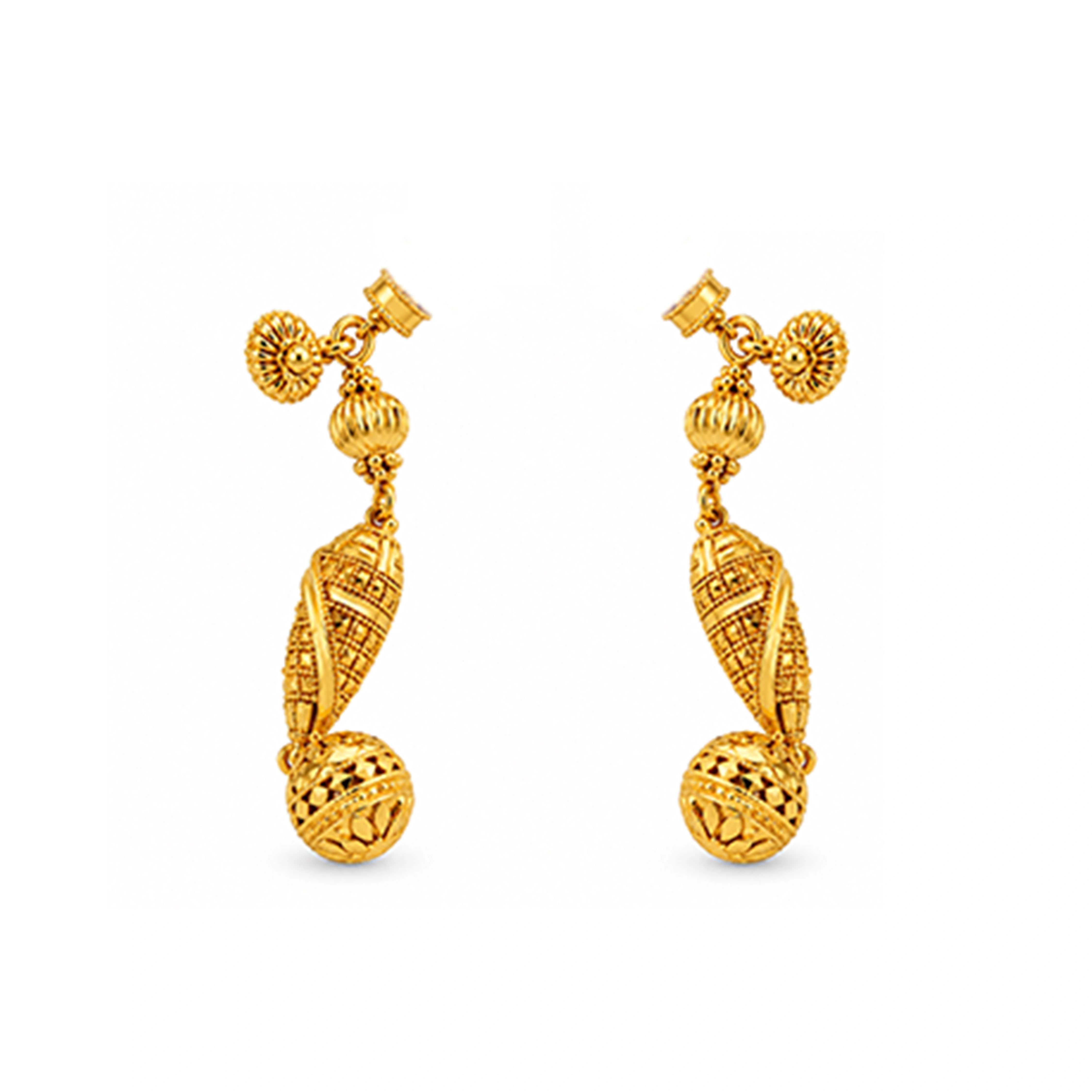 The GTT060310611 Gold Earrings