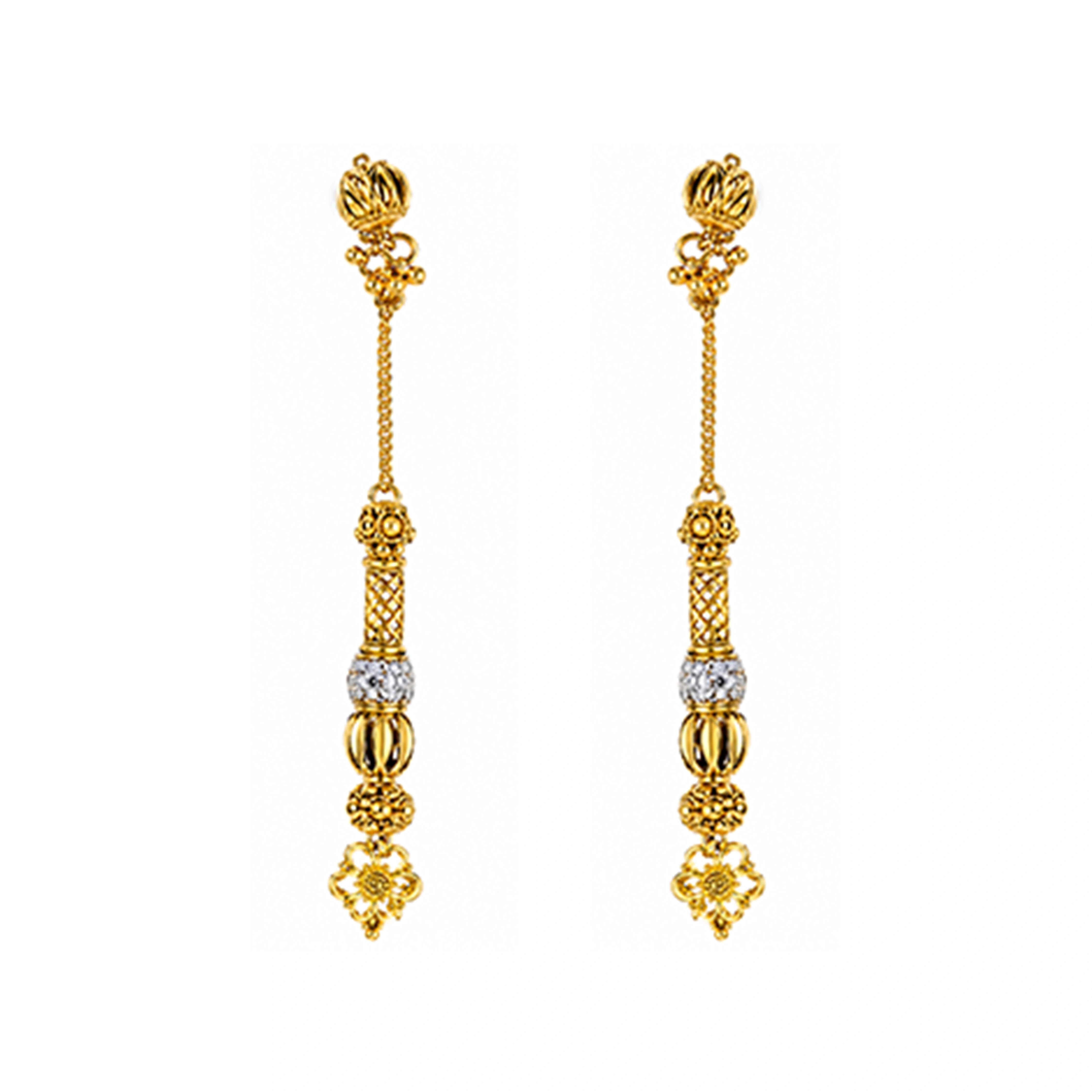 The GTT060310631 Gold Earrings