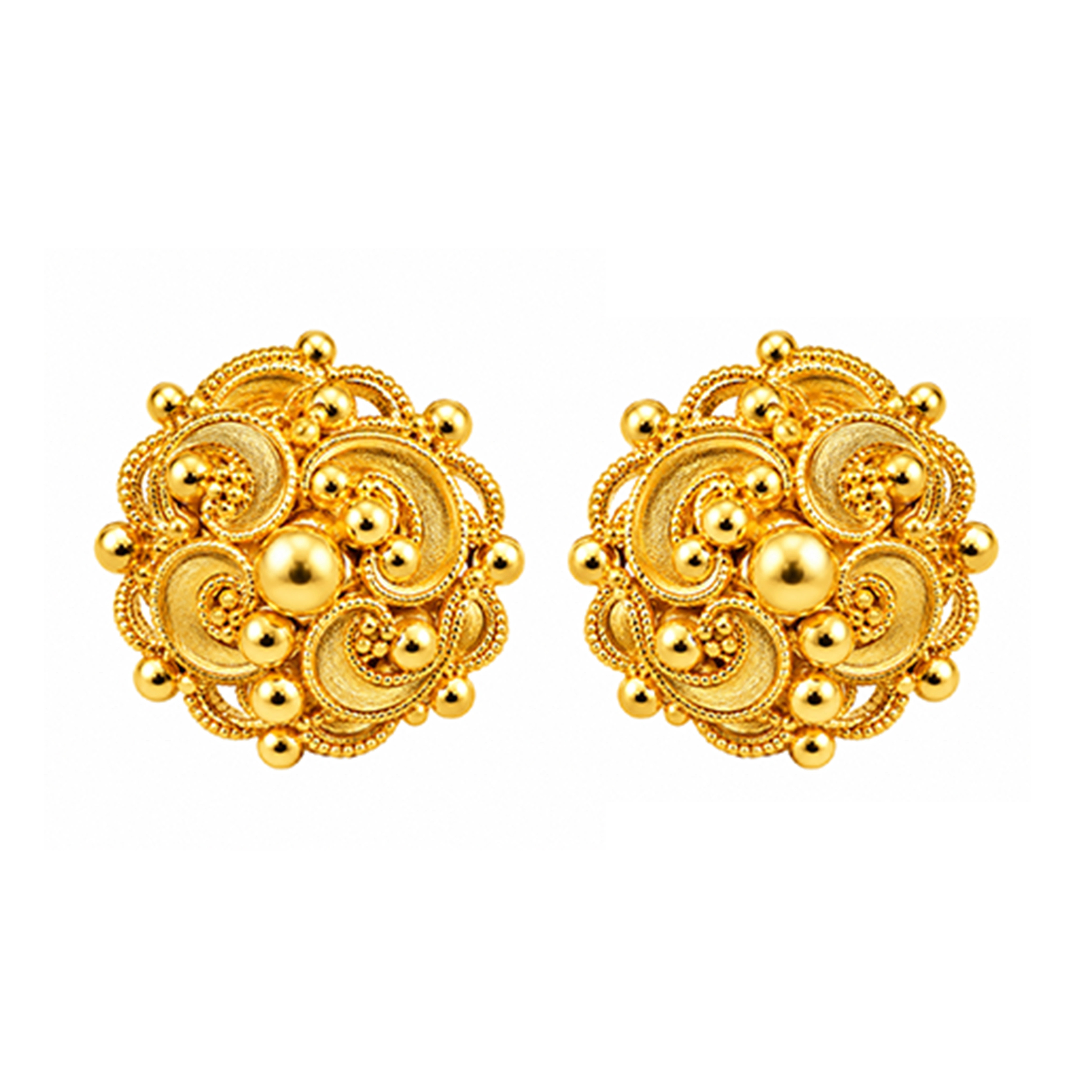 The GTT065310066 Gold Earrings