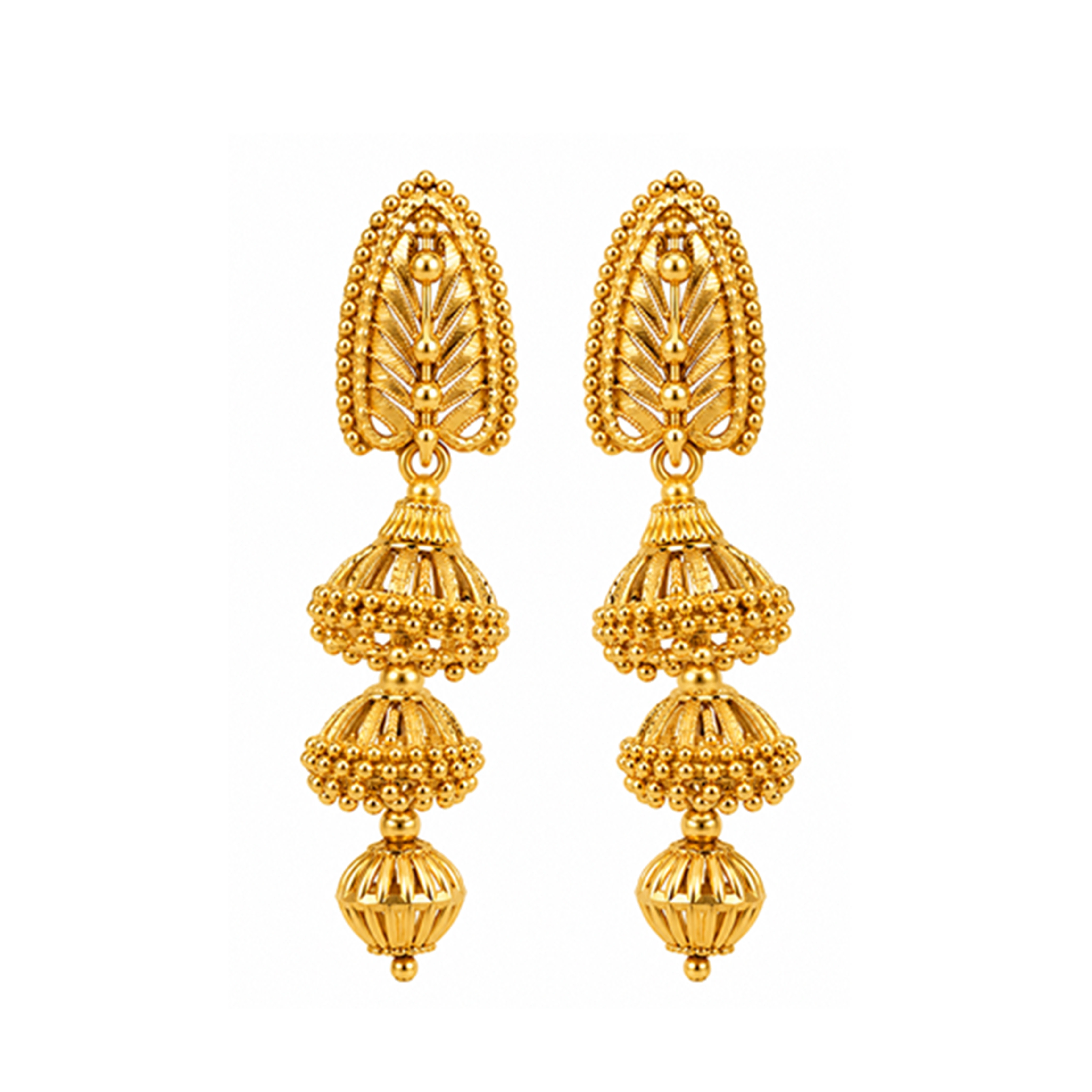 The GTT065310076 Gold Earrings