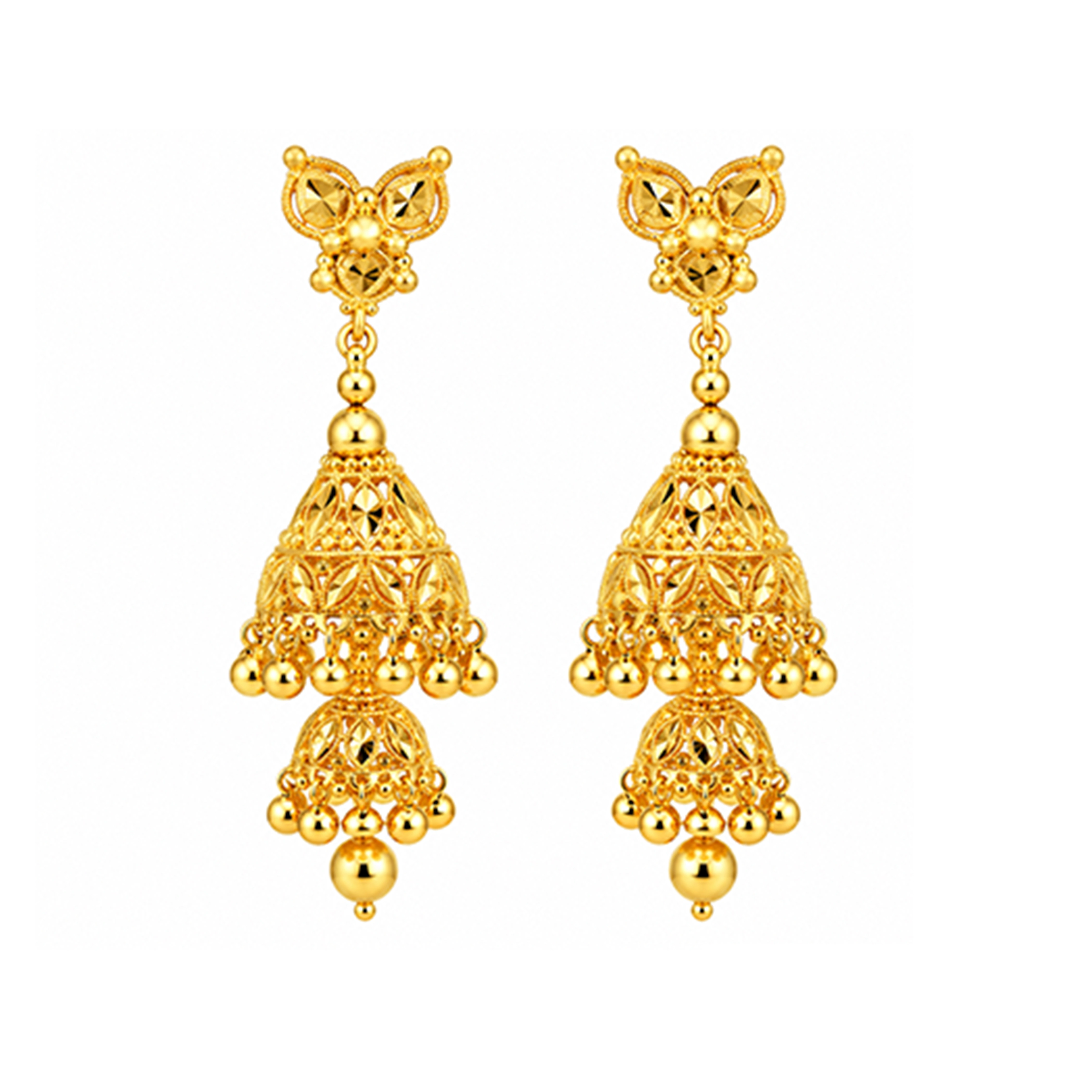 The GTT065310082 Gold Earrings