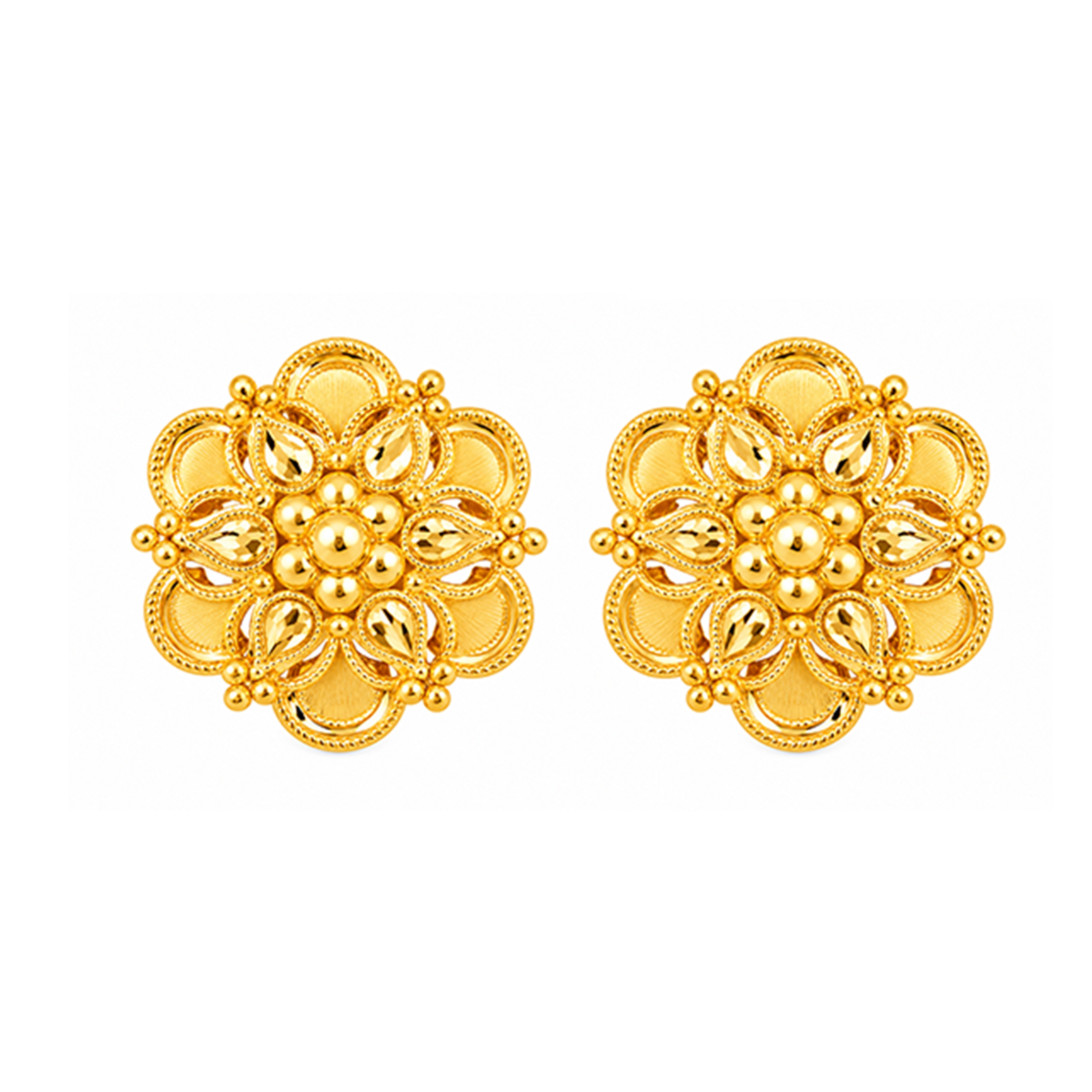 The GTT065310088 Gold Earrings