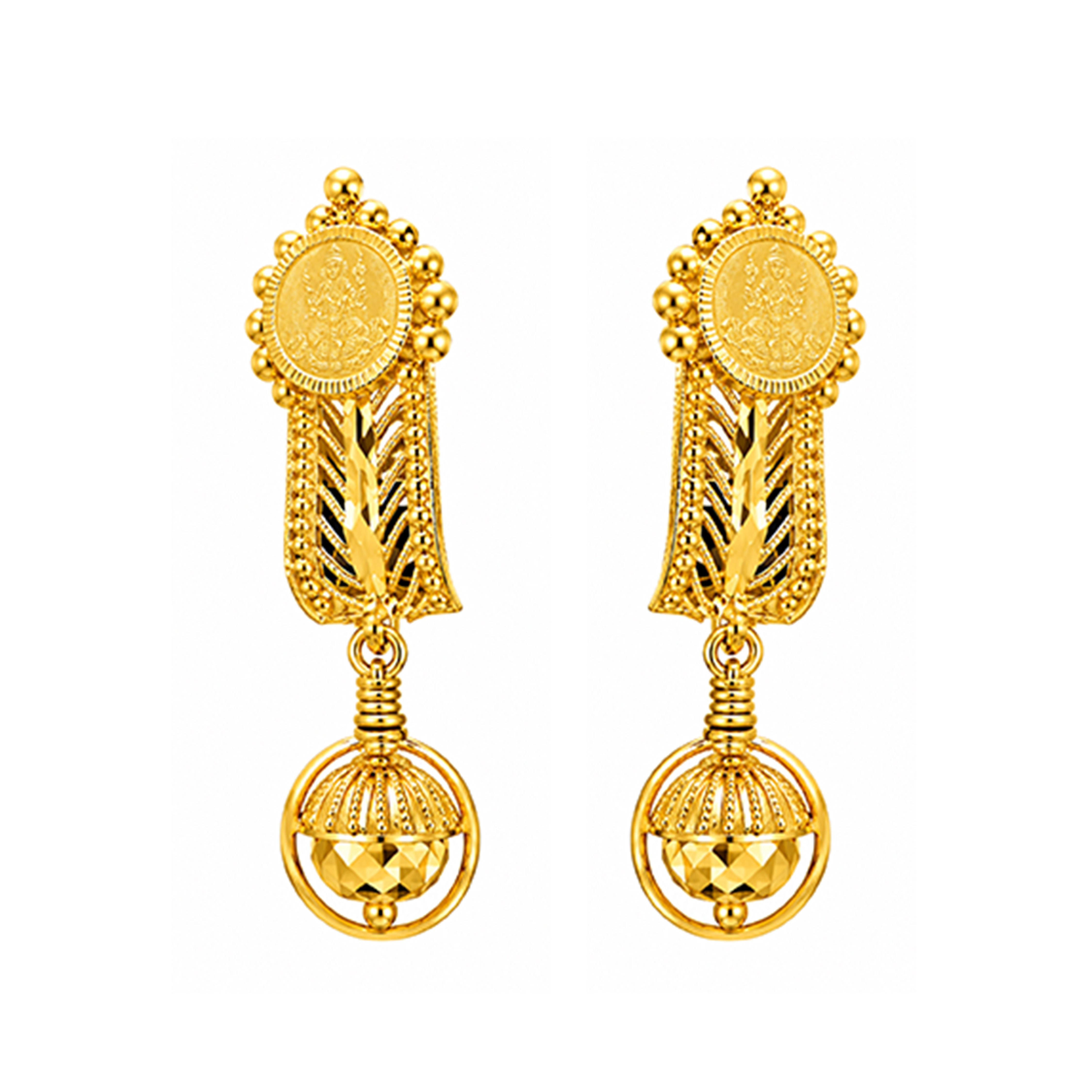 The GTT065310099 Gold Earrings