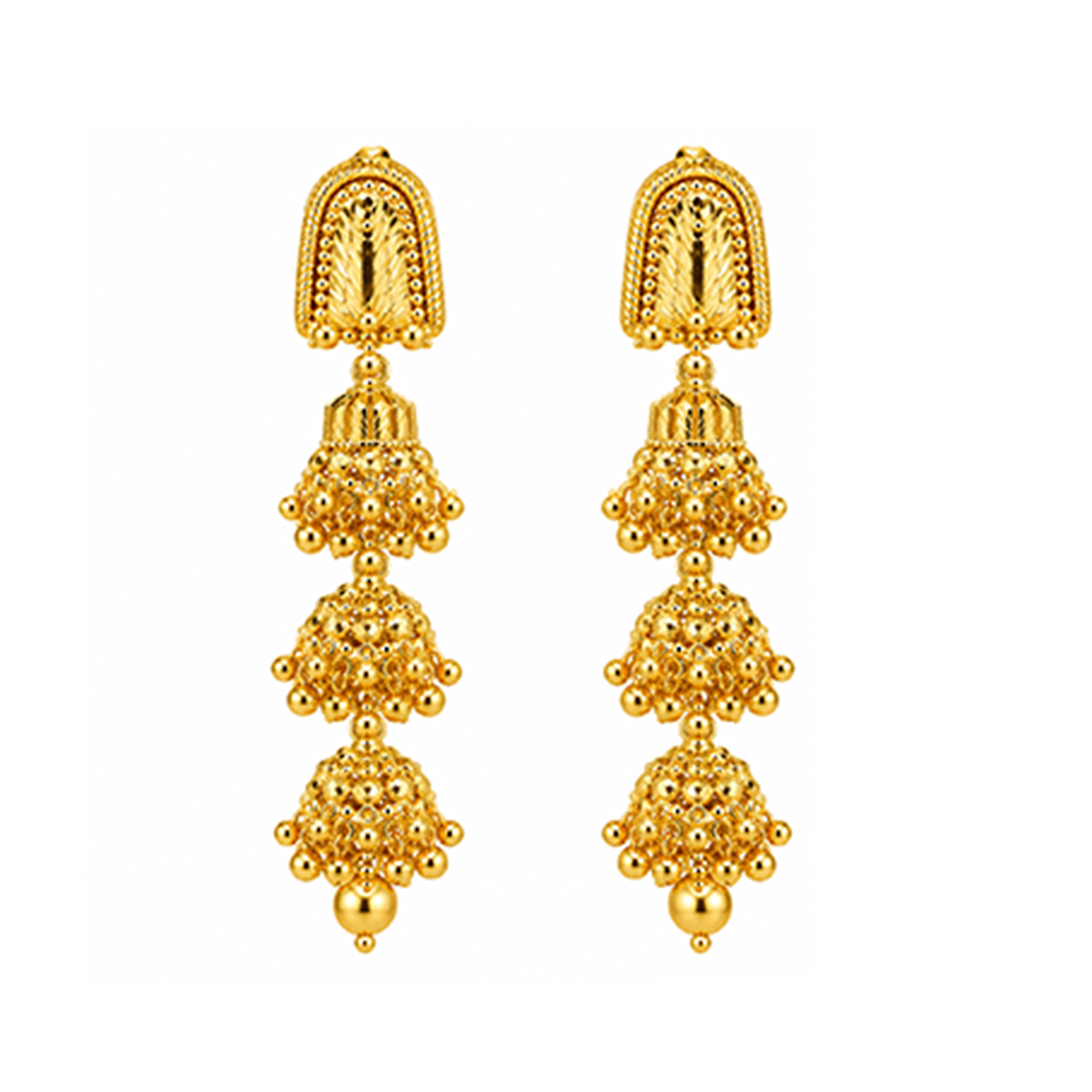 The GTT065310101 Gold Earrings