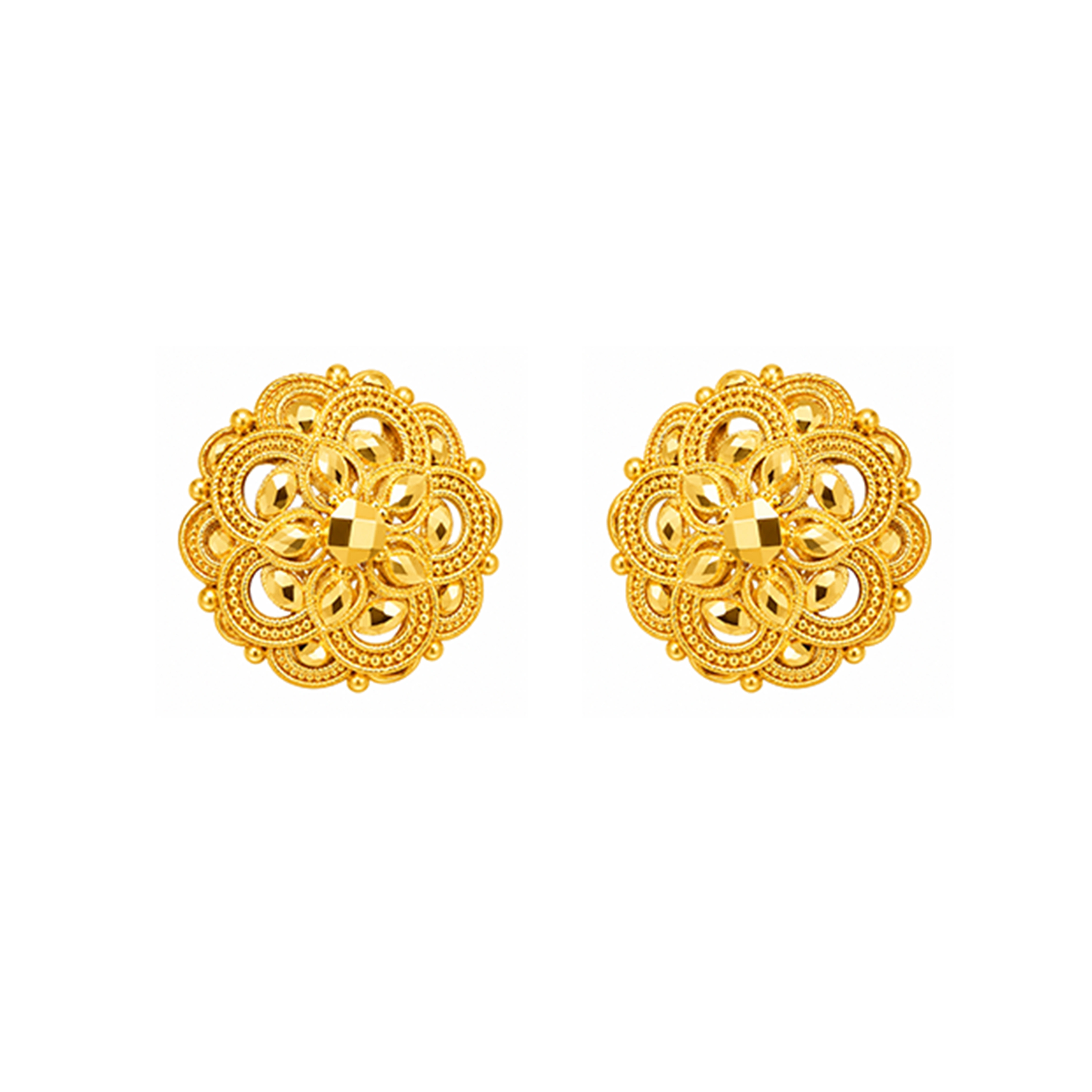 The GTT065310110 Gold Earrings