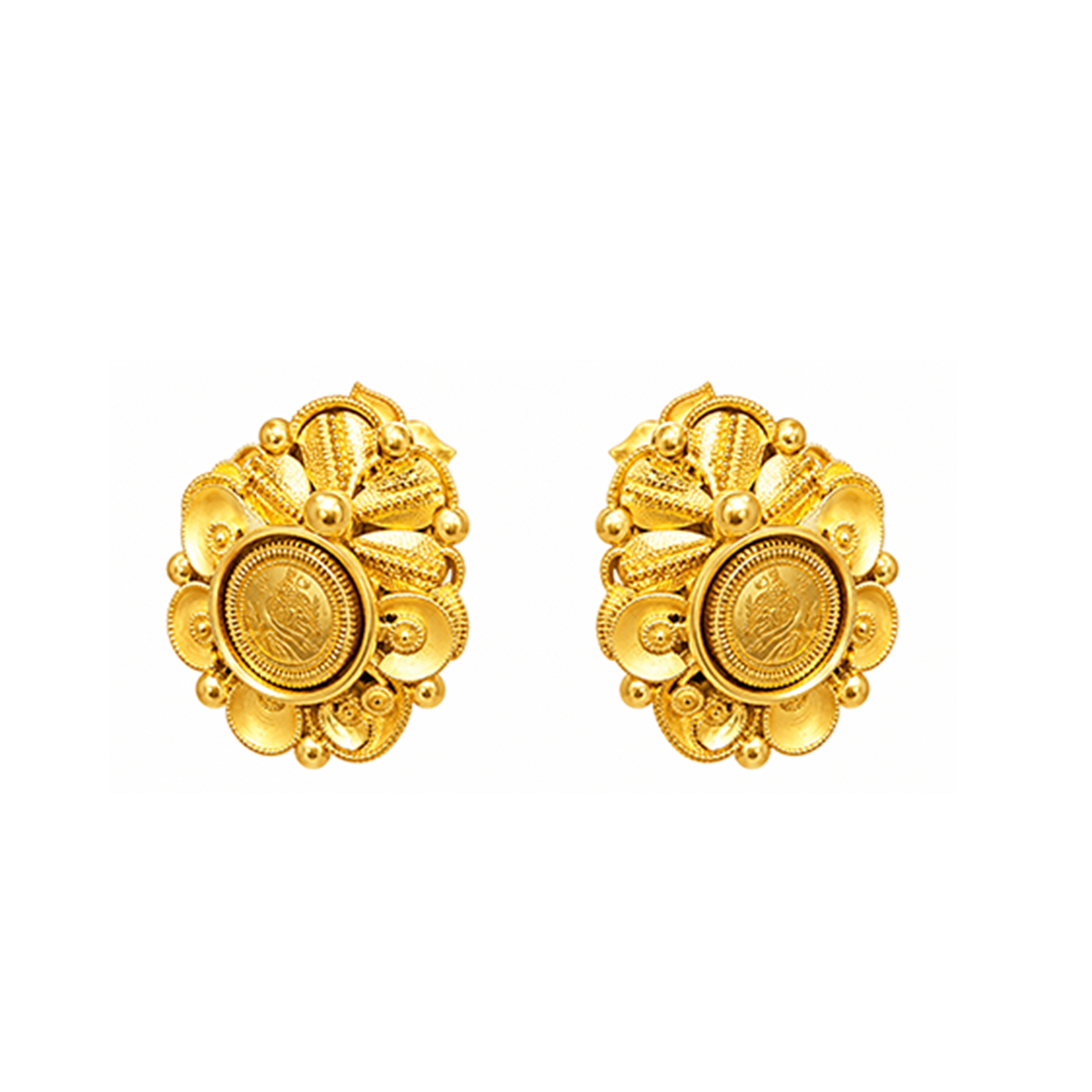 The GTT065310140 Gold Earrings