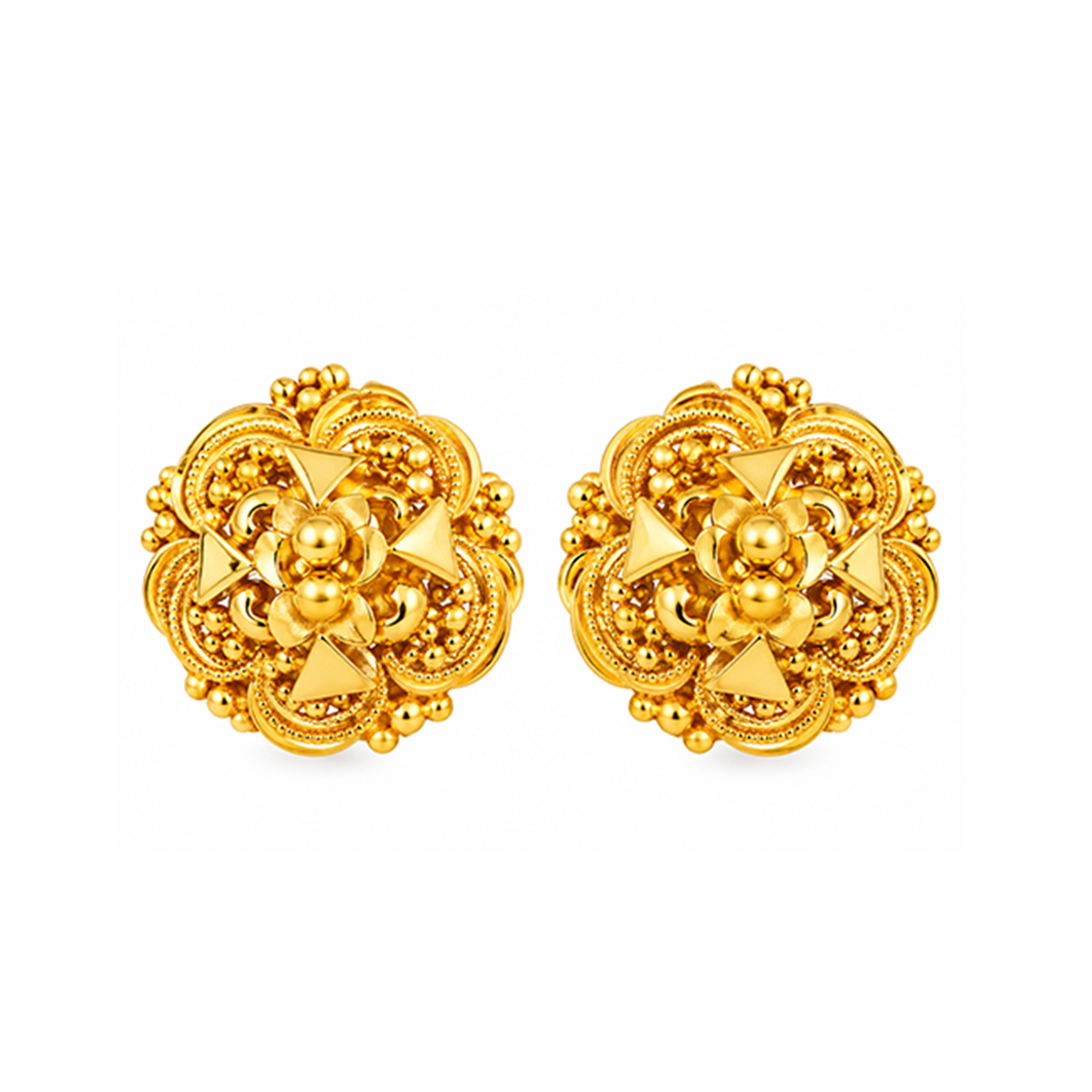The GTT065310142 Gold Earrings