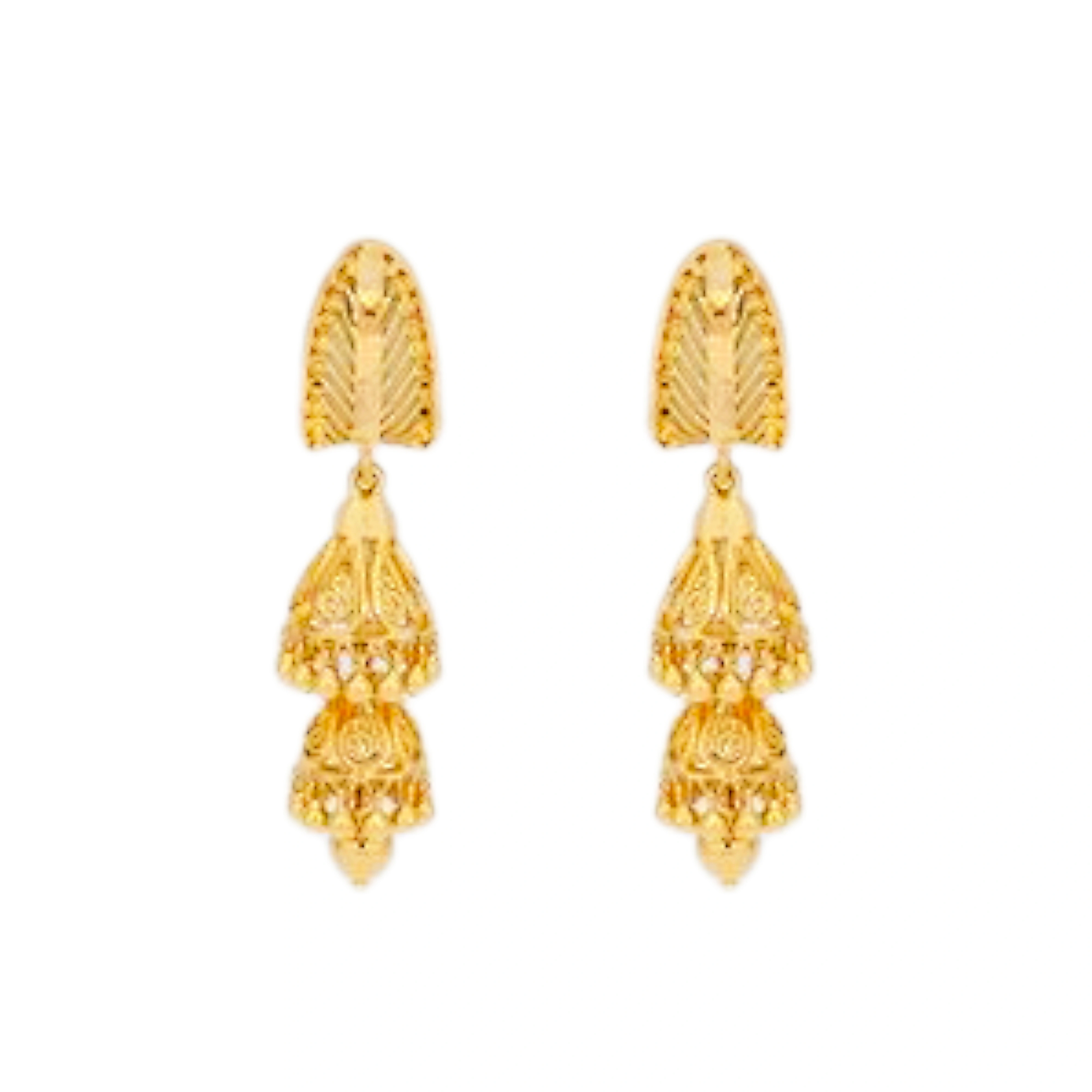 The GTT065310151 Gold Earrings