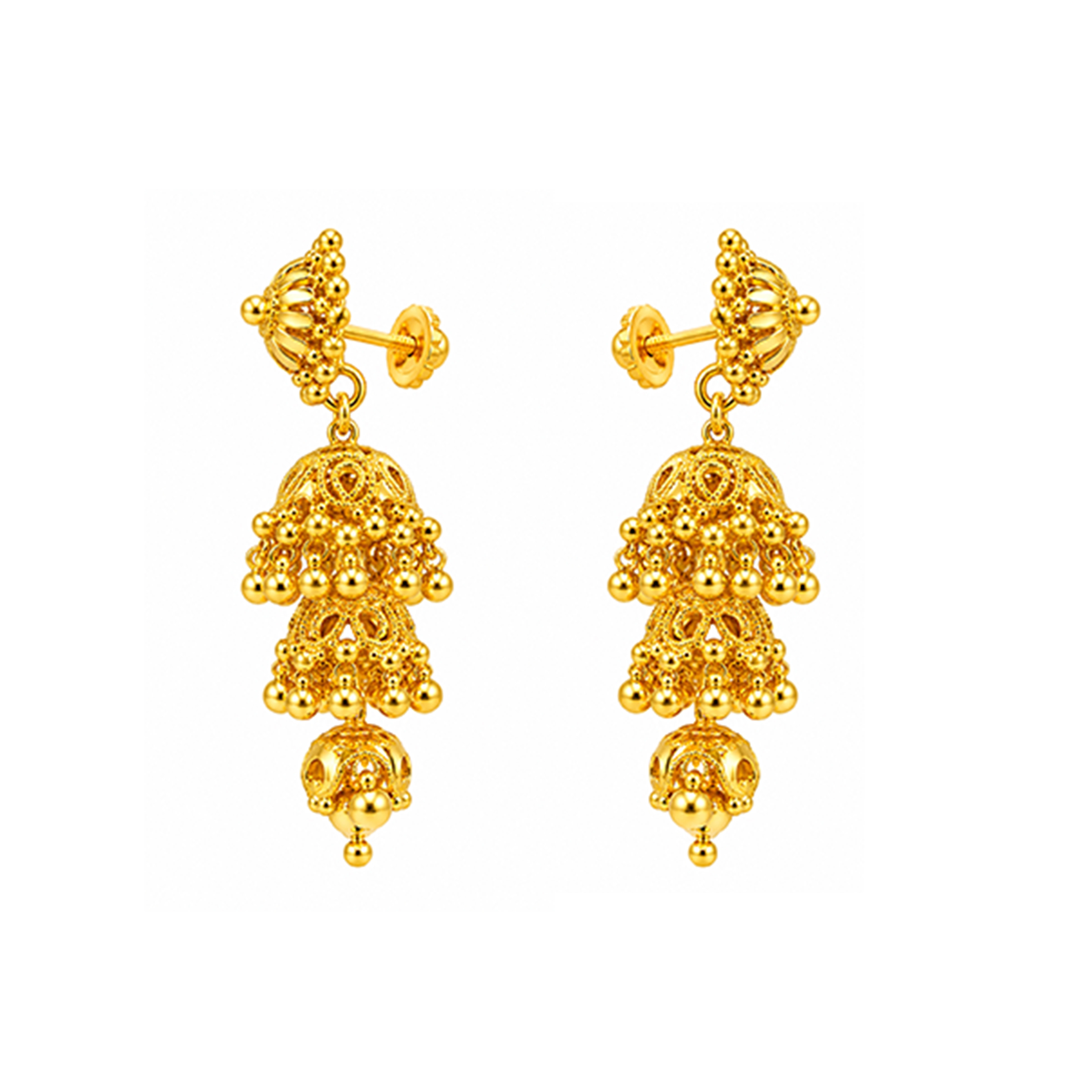 The GTT065310180 Gold Earrings