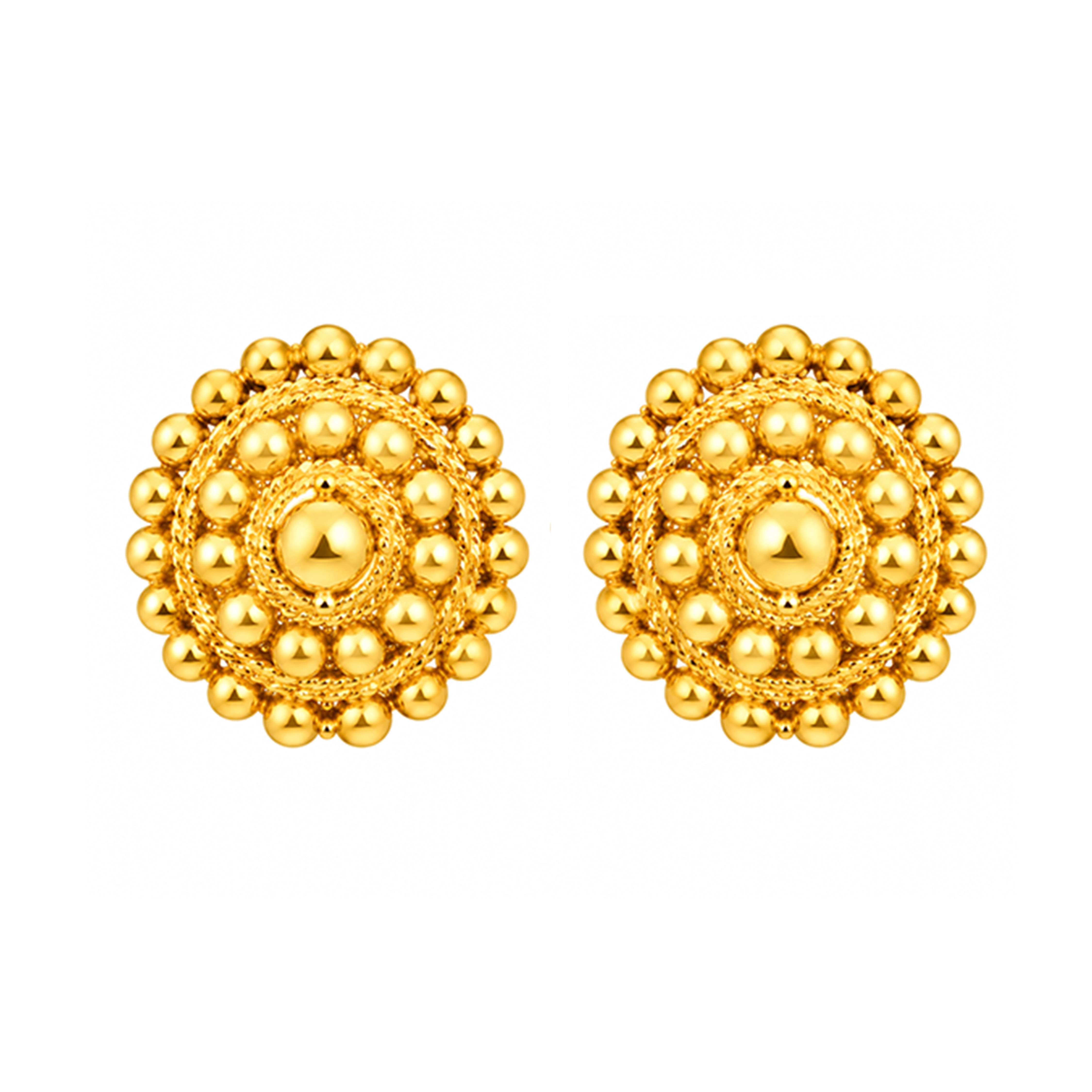 The GTT065310183 Gold Earrings