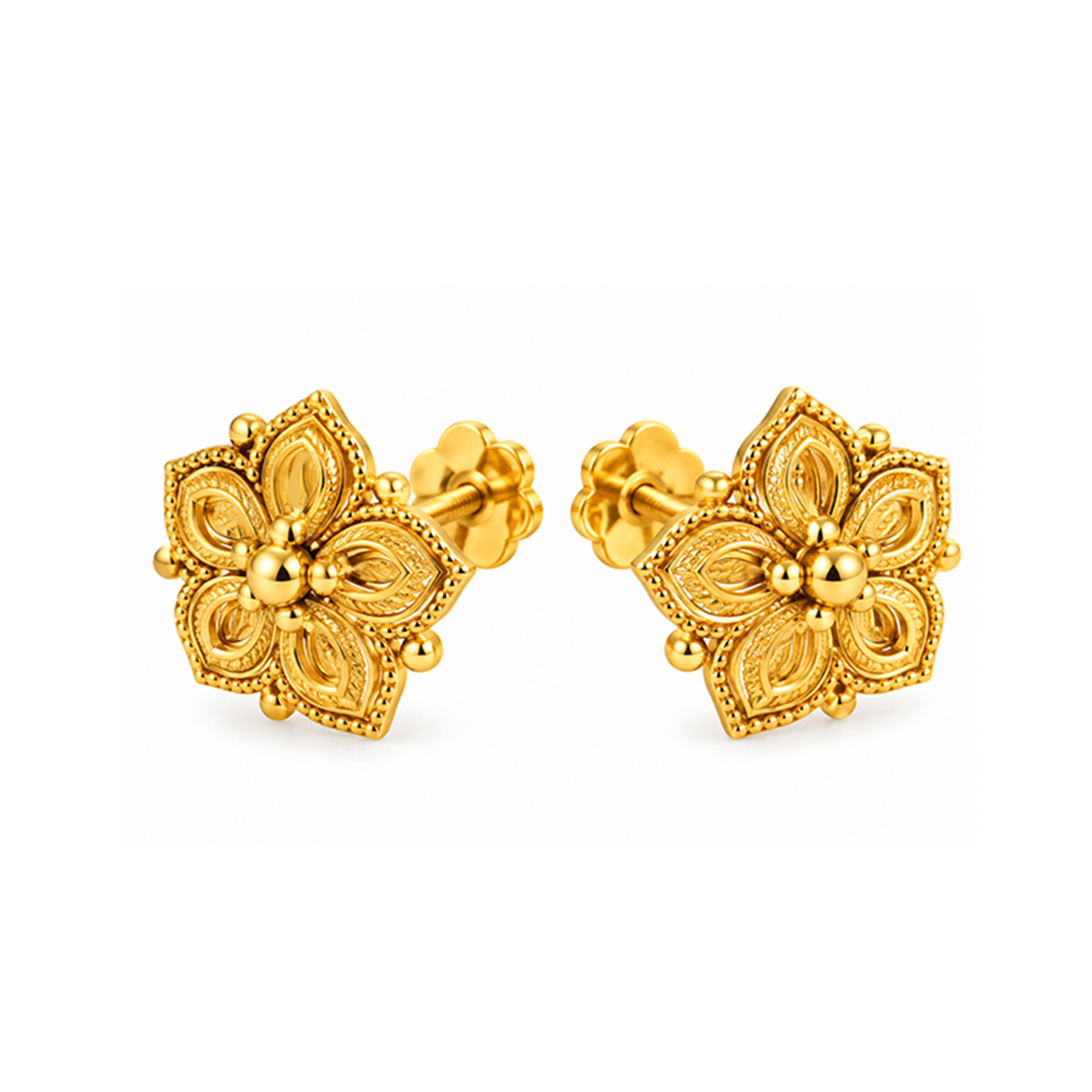 The GTT065310210 Gold Earrings