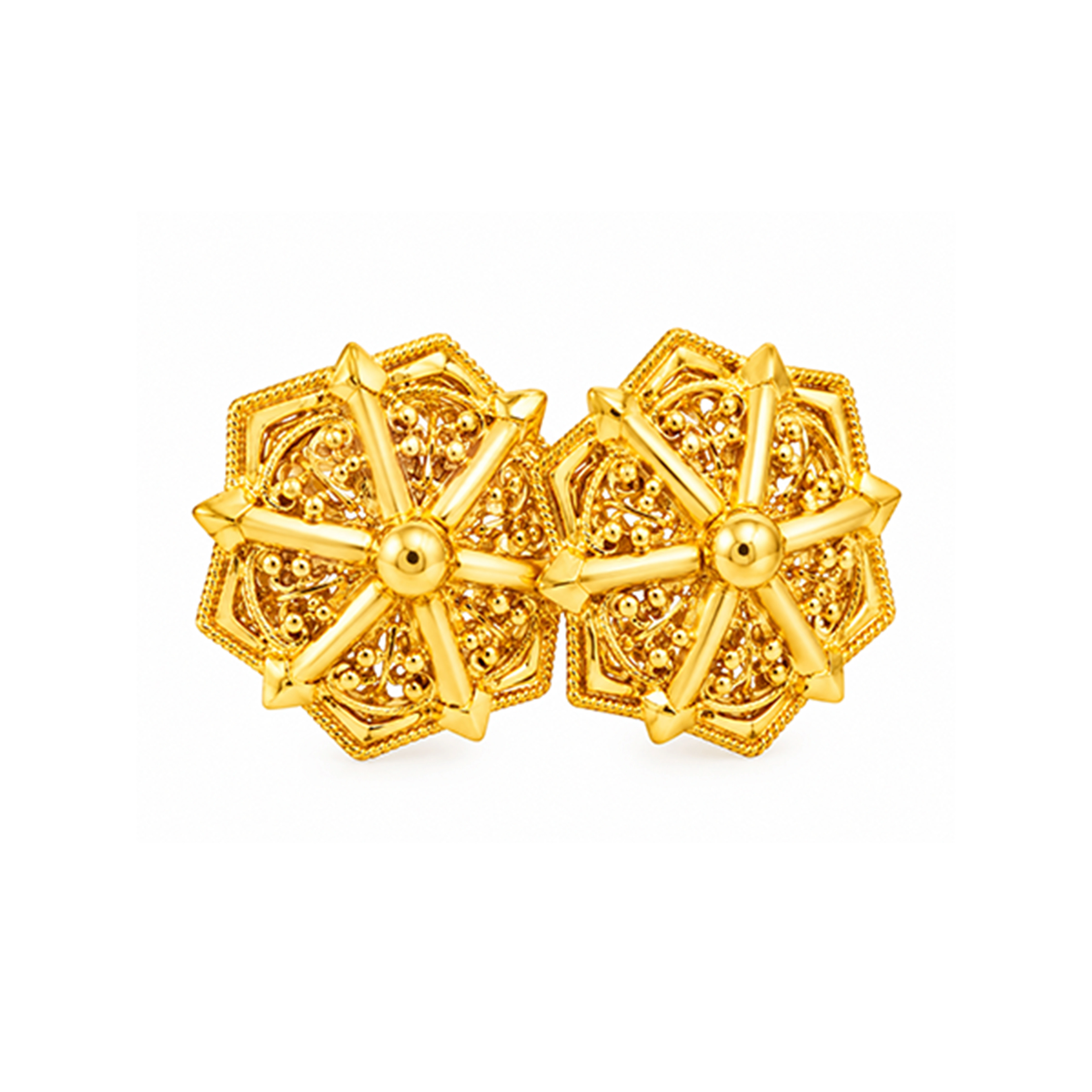 The GTT065310216 Gold Earrings