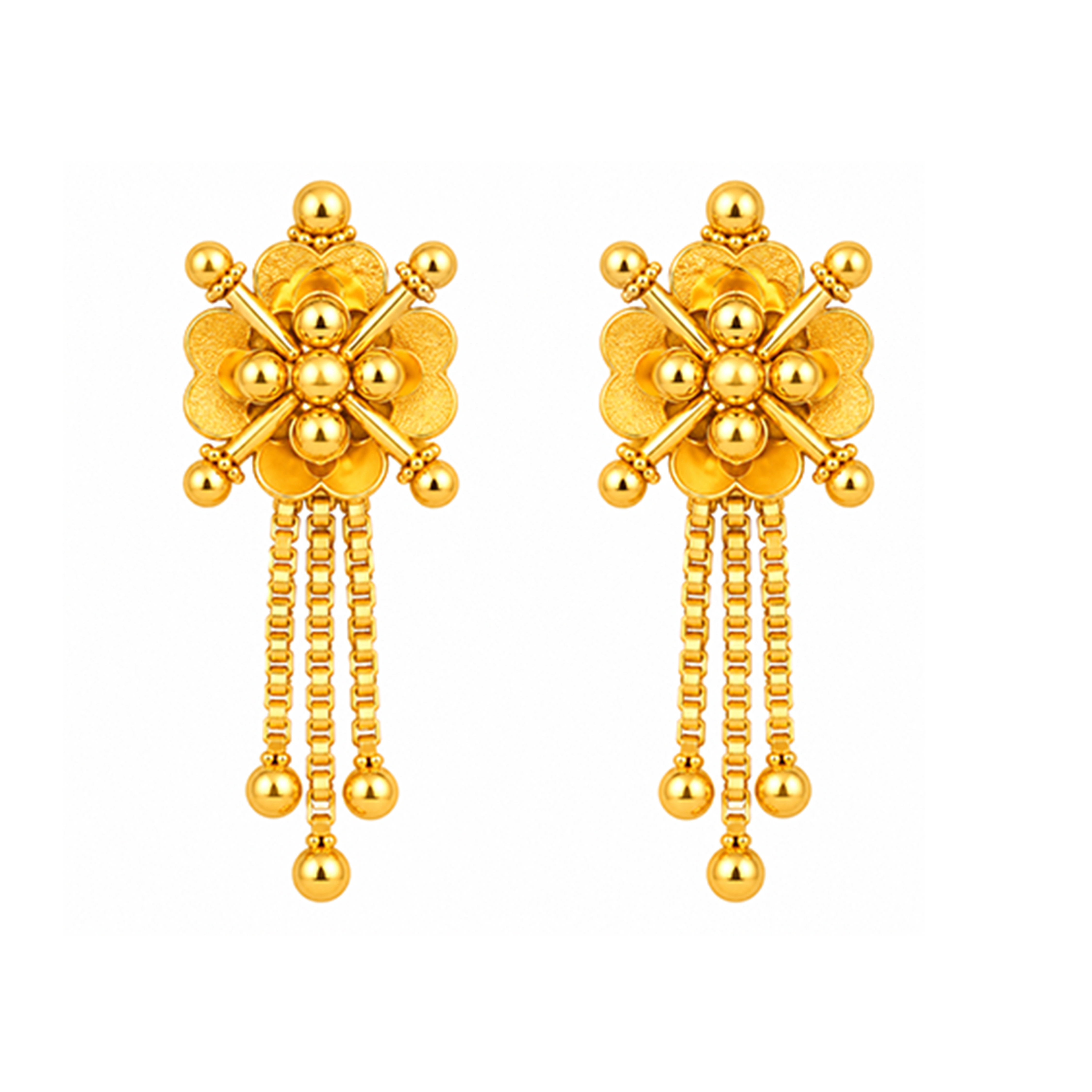 The GTT065810059 Gold Earrings