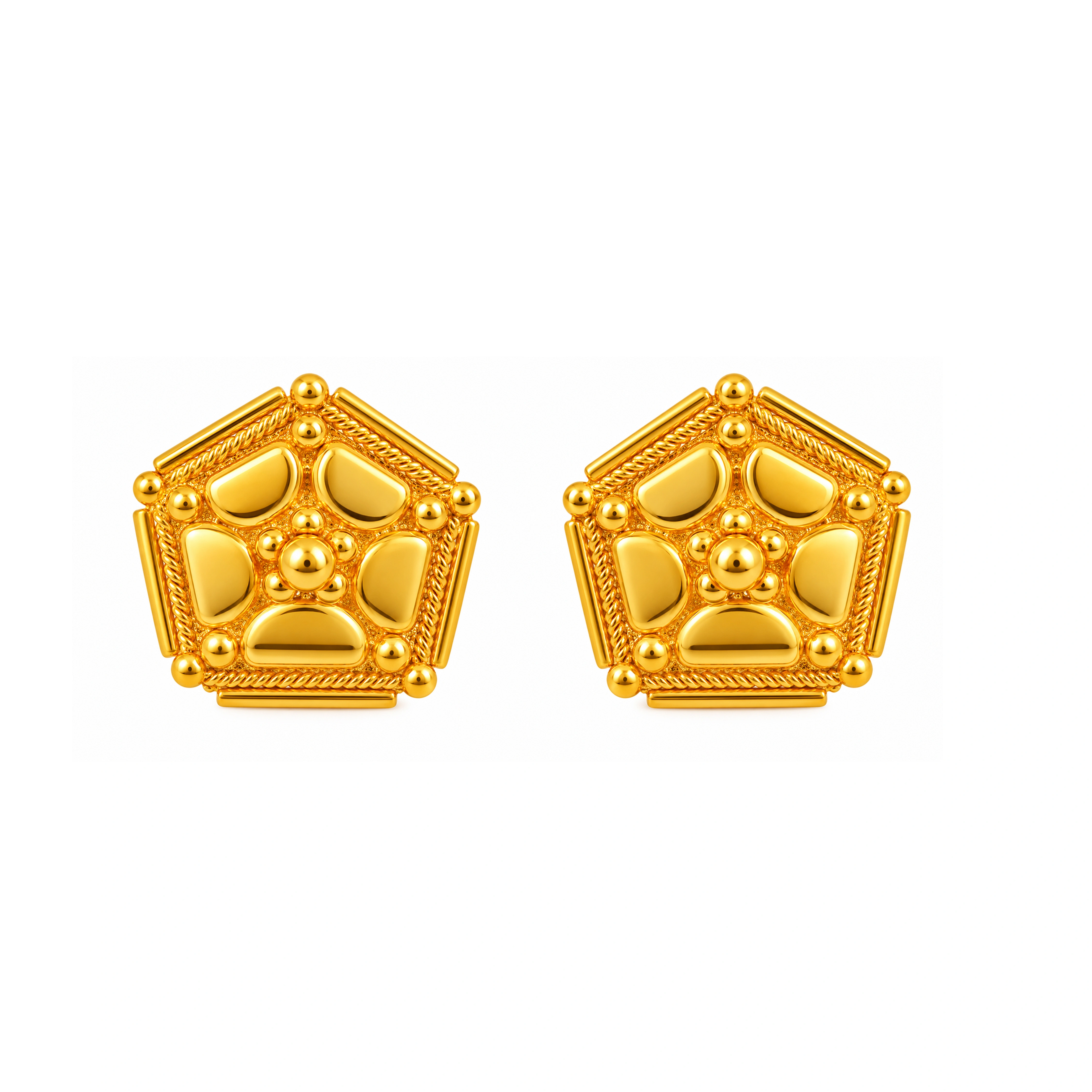 The GTT067110197 Gold Earrings